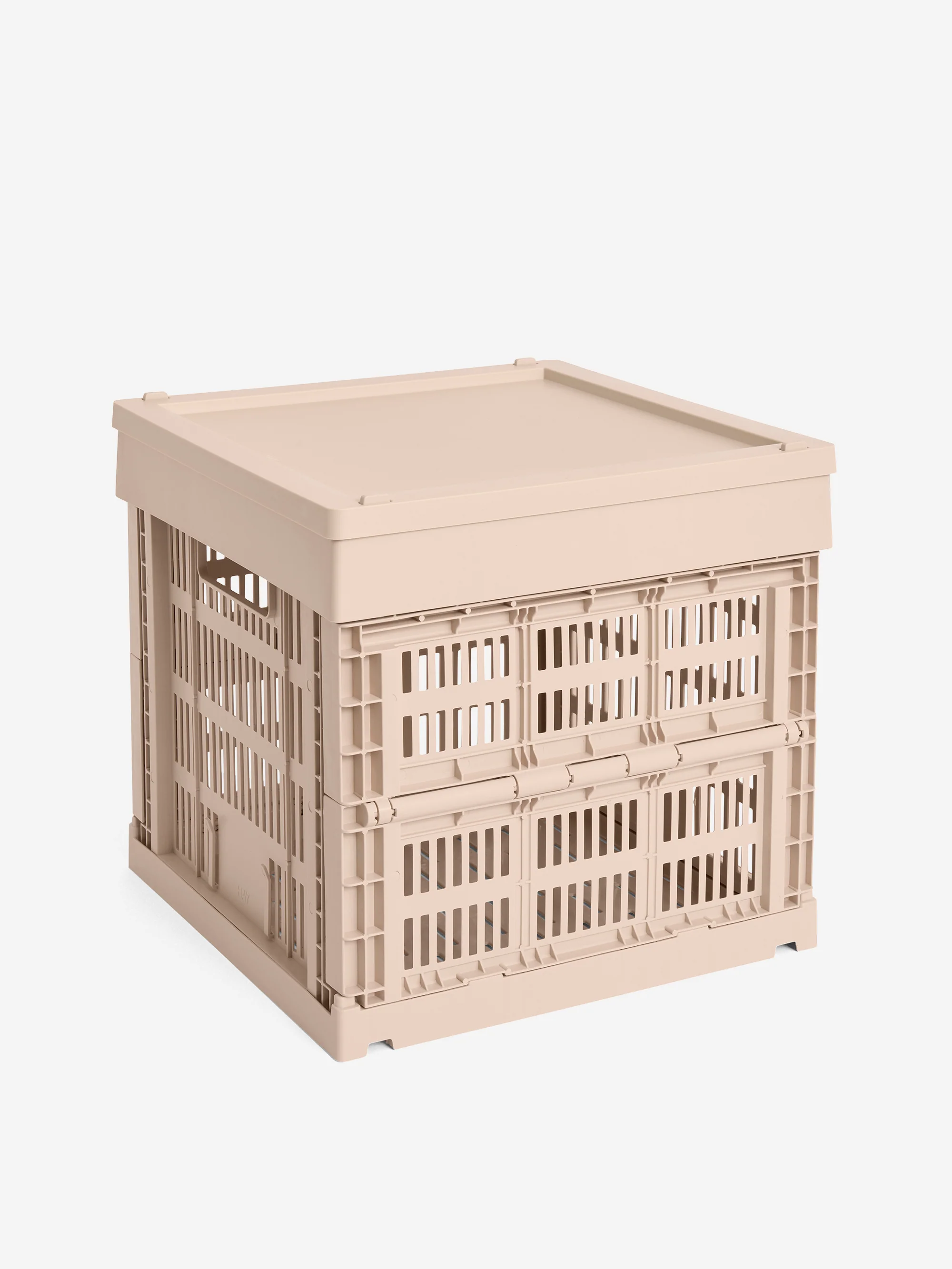 HAY Colour Crate Lid Medium Square - Powder - Image 2