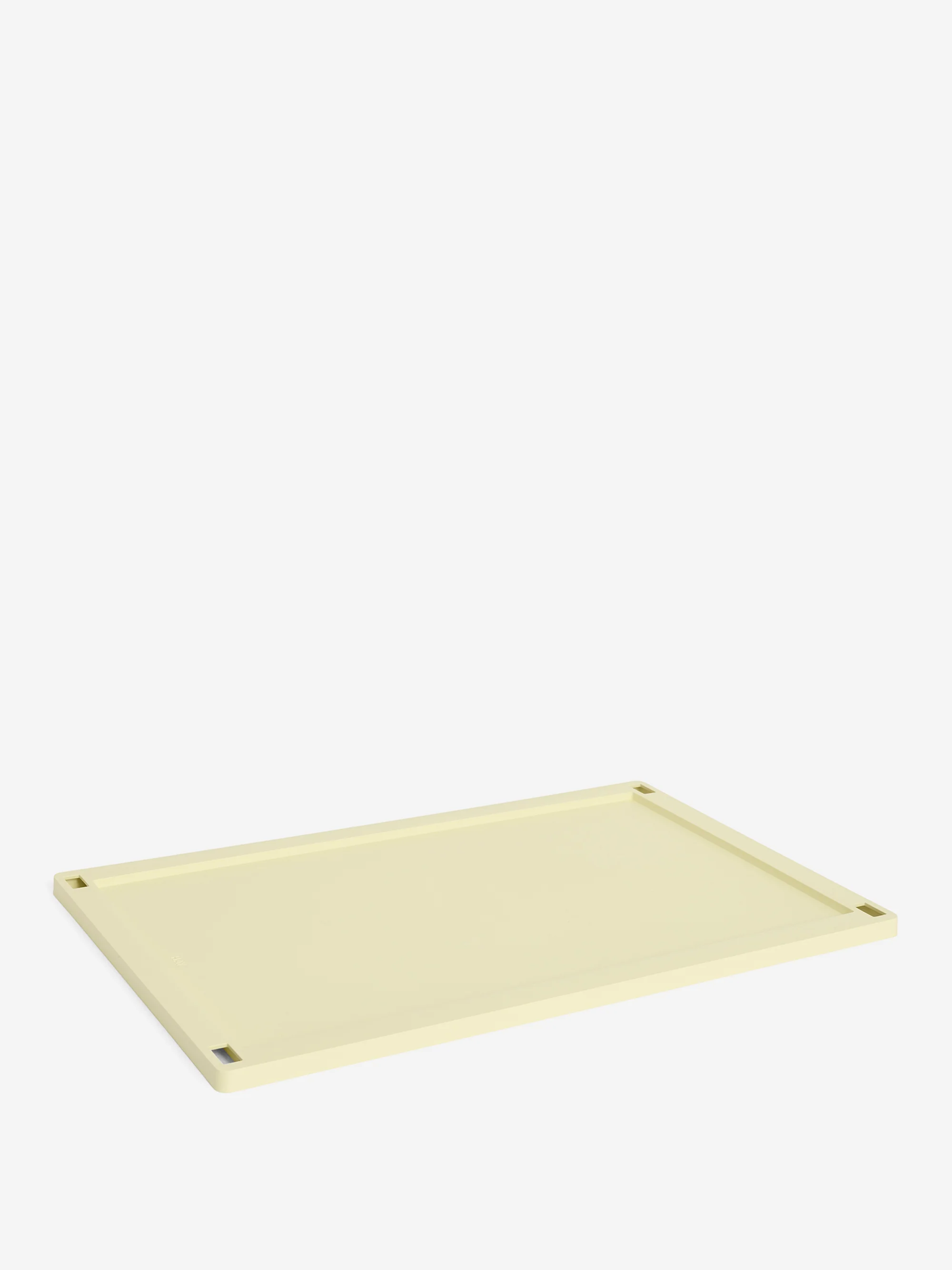 HAY Colour Crate Lid Plastic Large - Light yellow