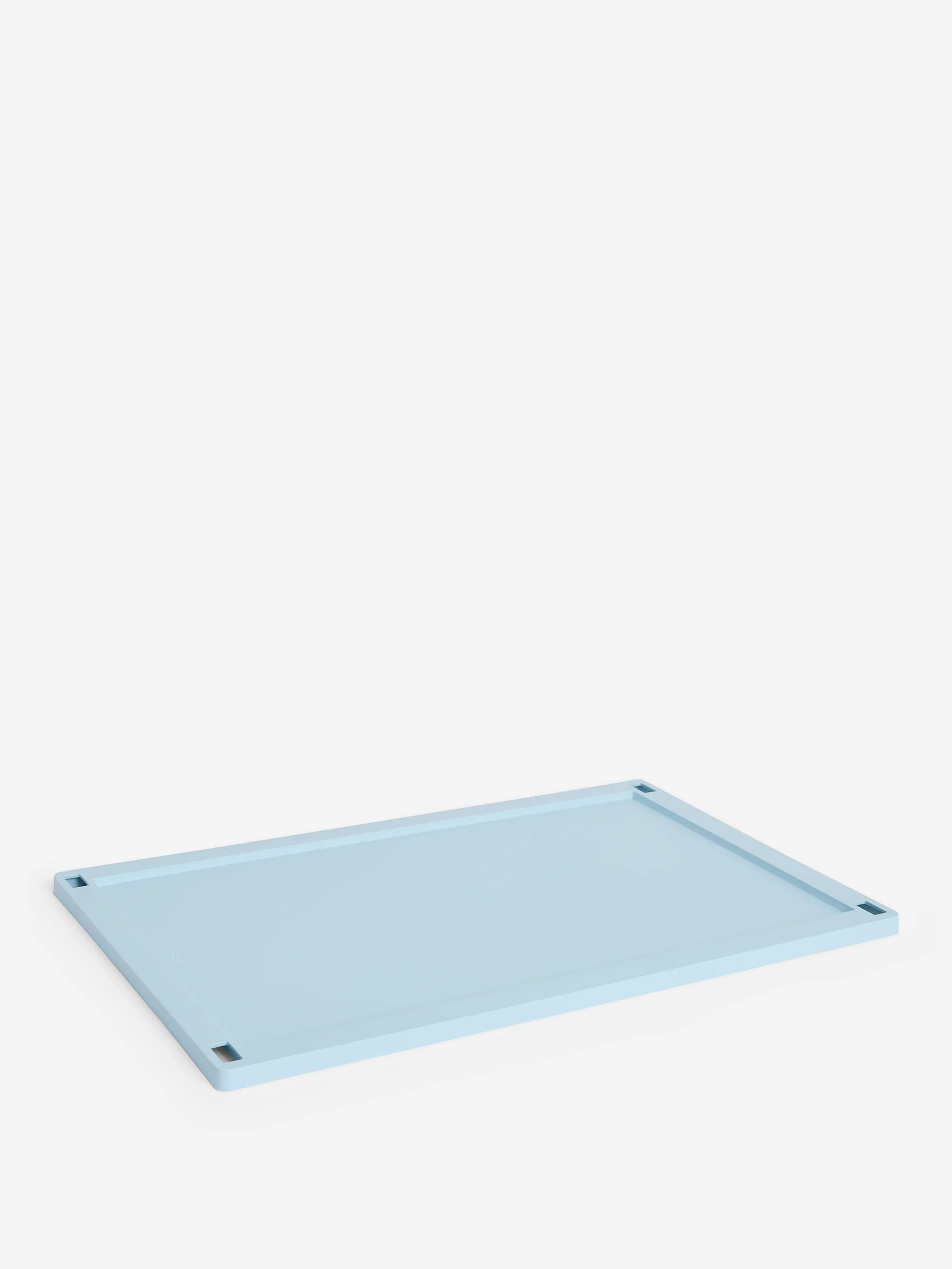 HAY Colour Crate Lid Plastic Large - Soft Blue