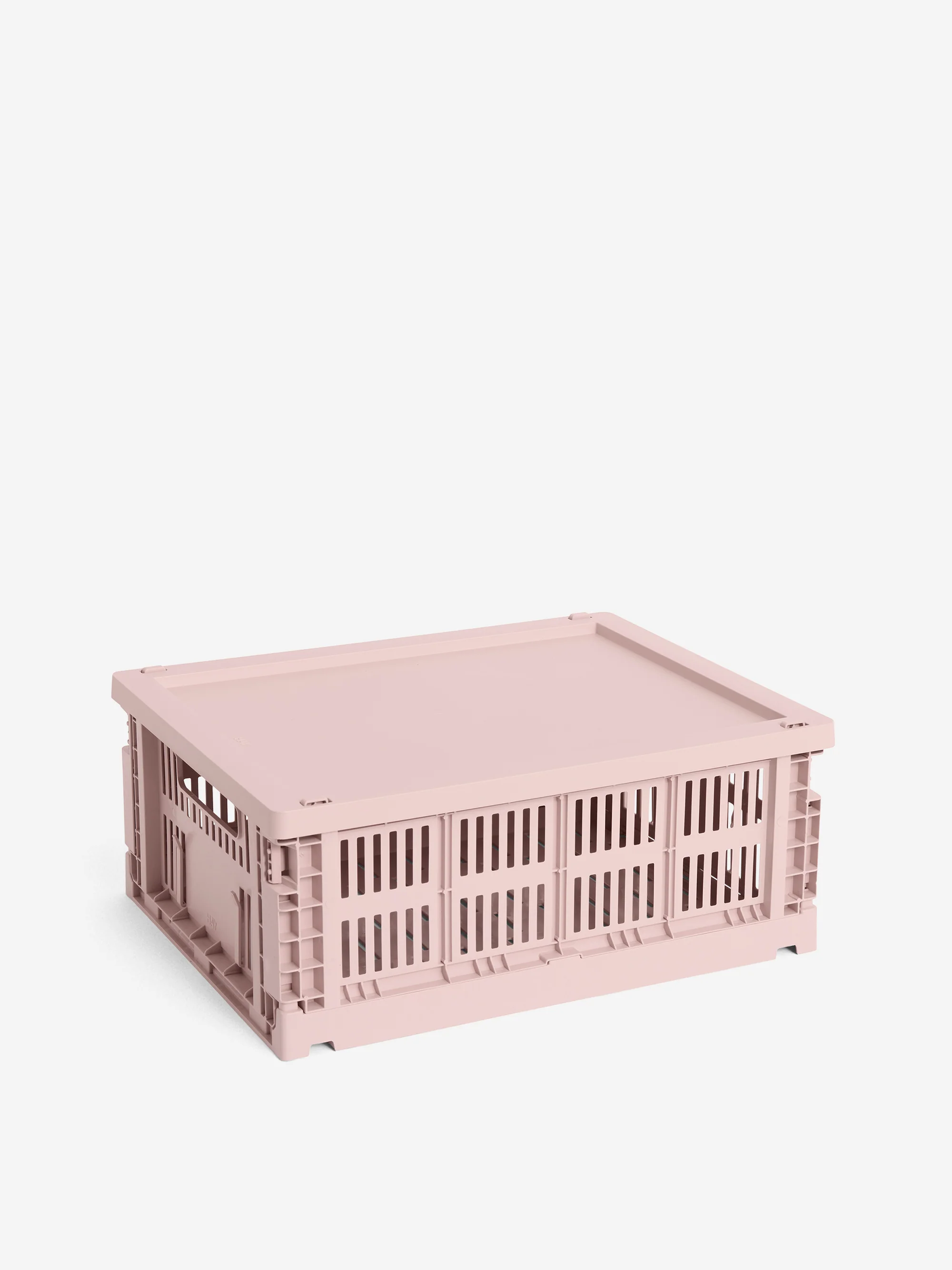 HAY Colour Crate Lid Plastic Medium - Blush - Image 2