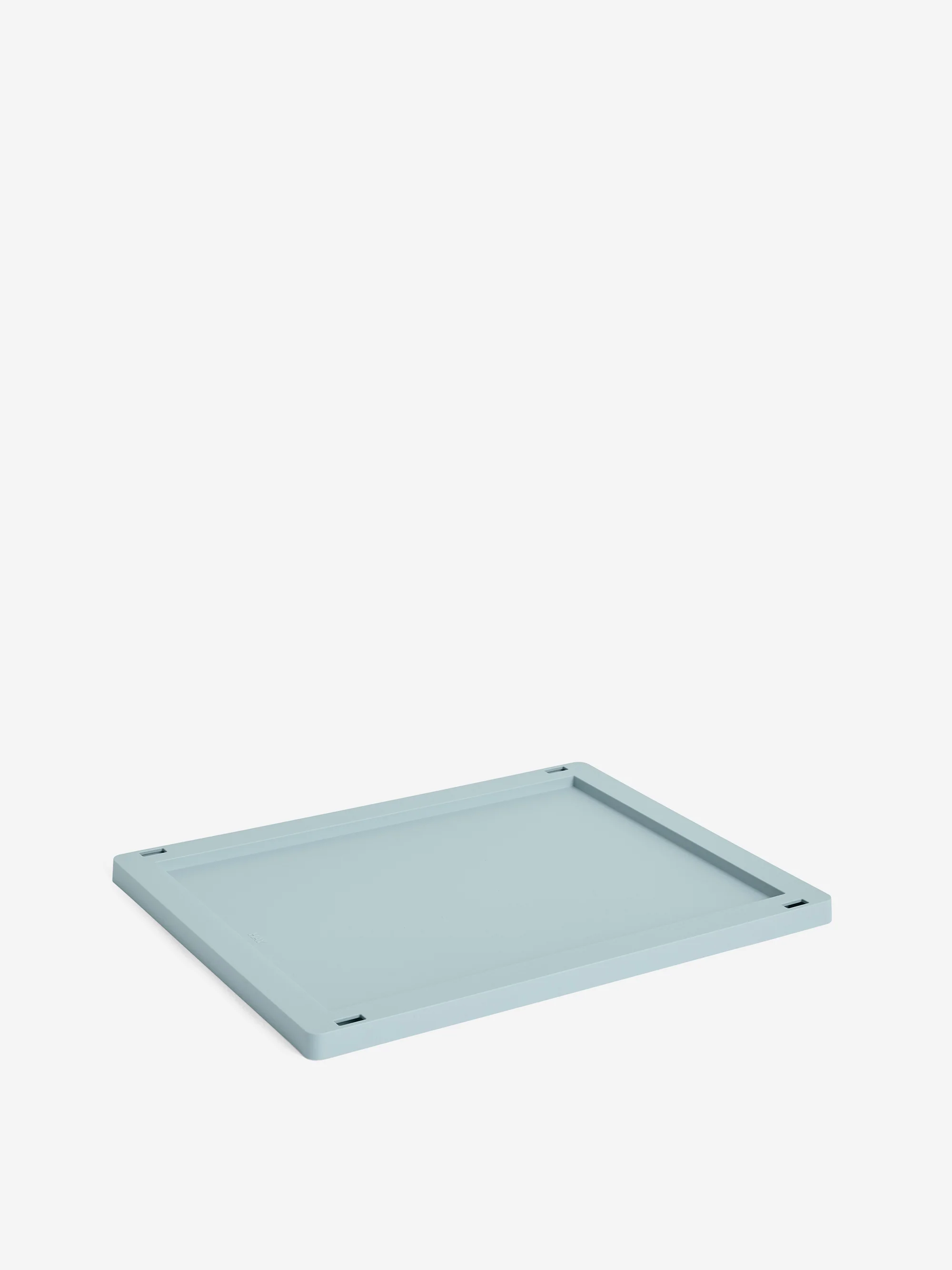 HAY Colour Crate Lid Plastic Medium - Dusty Blue