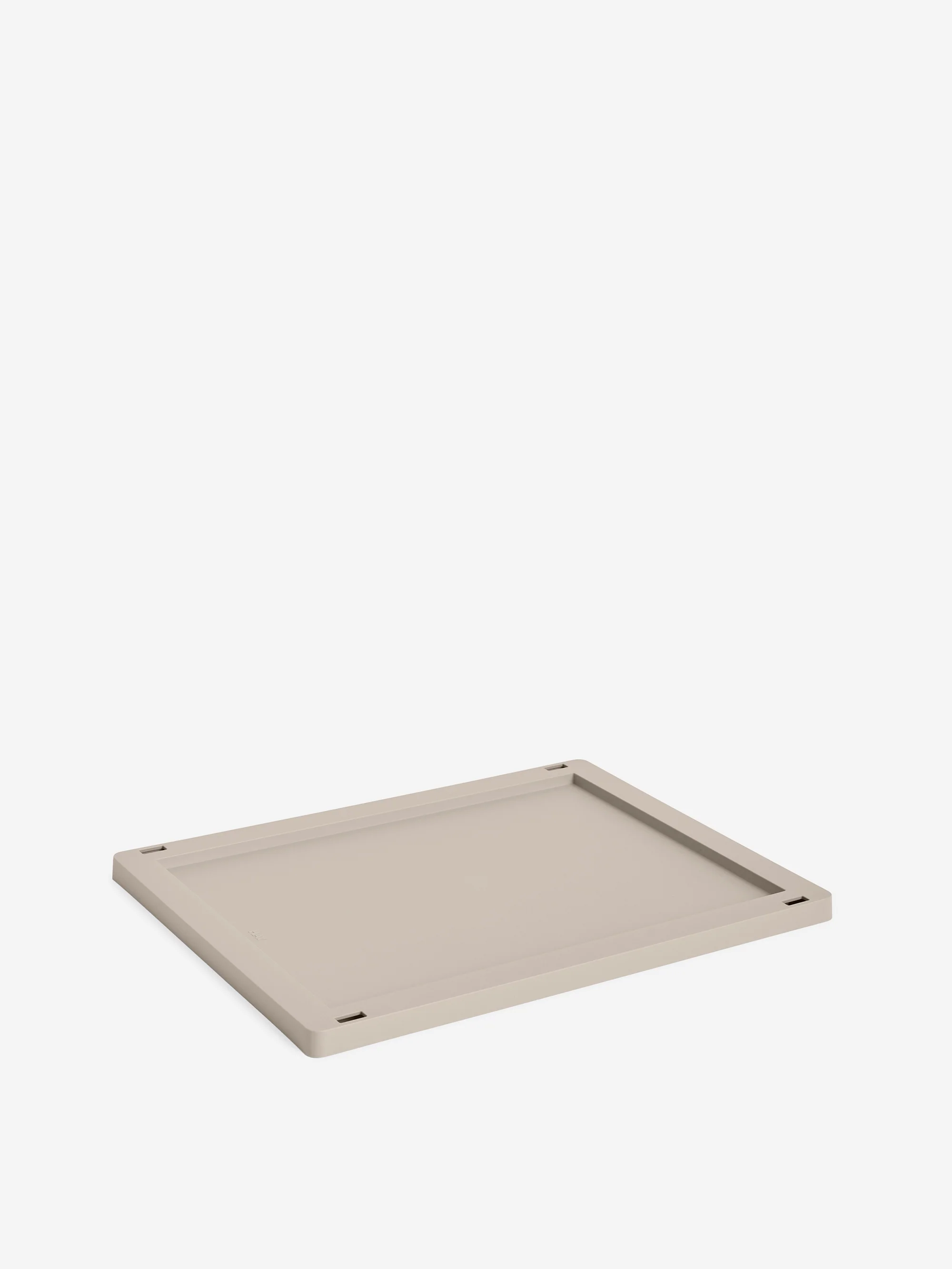 HAY Colour Crate Lid Plastic Medium - Warm grey
