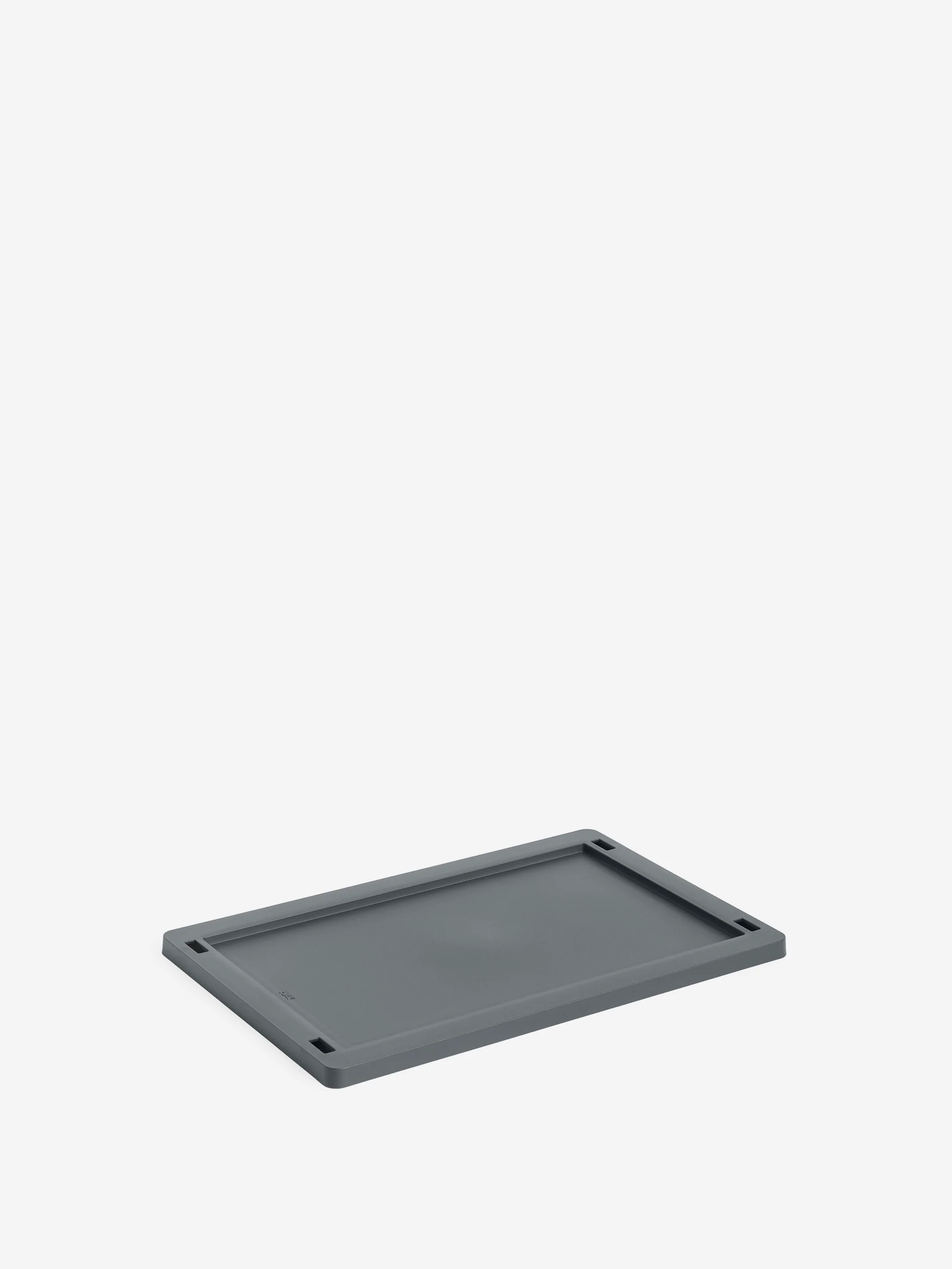 HAY Colour Crate Lid Plastic Small - Charcoal