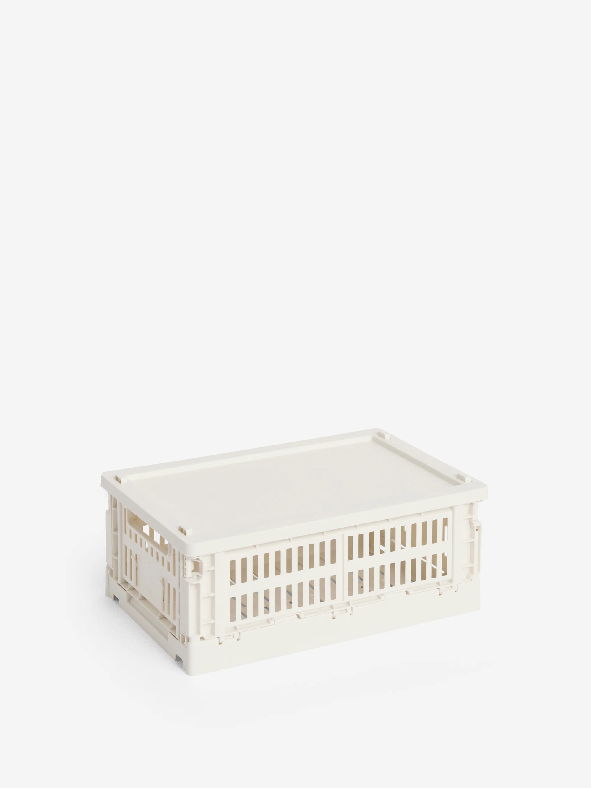 HAY Colour Crate Lid Plastic Small - Off-white - Image 2