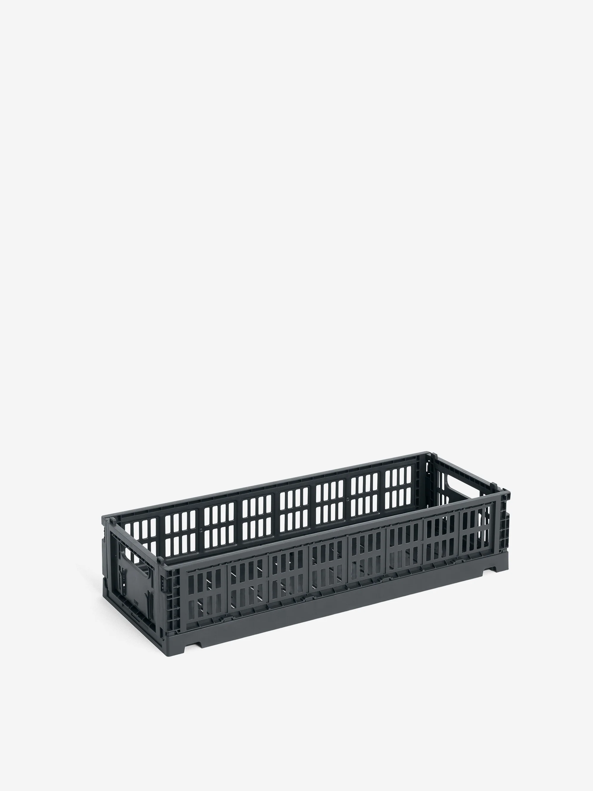 HAY Colour Crate Mini Oblong - Charcoal