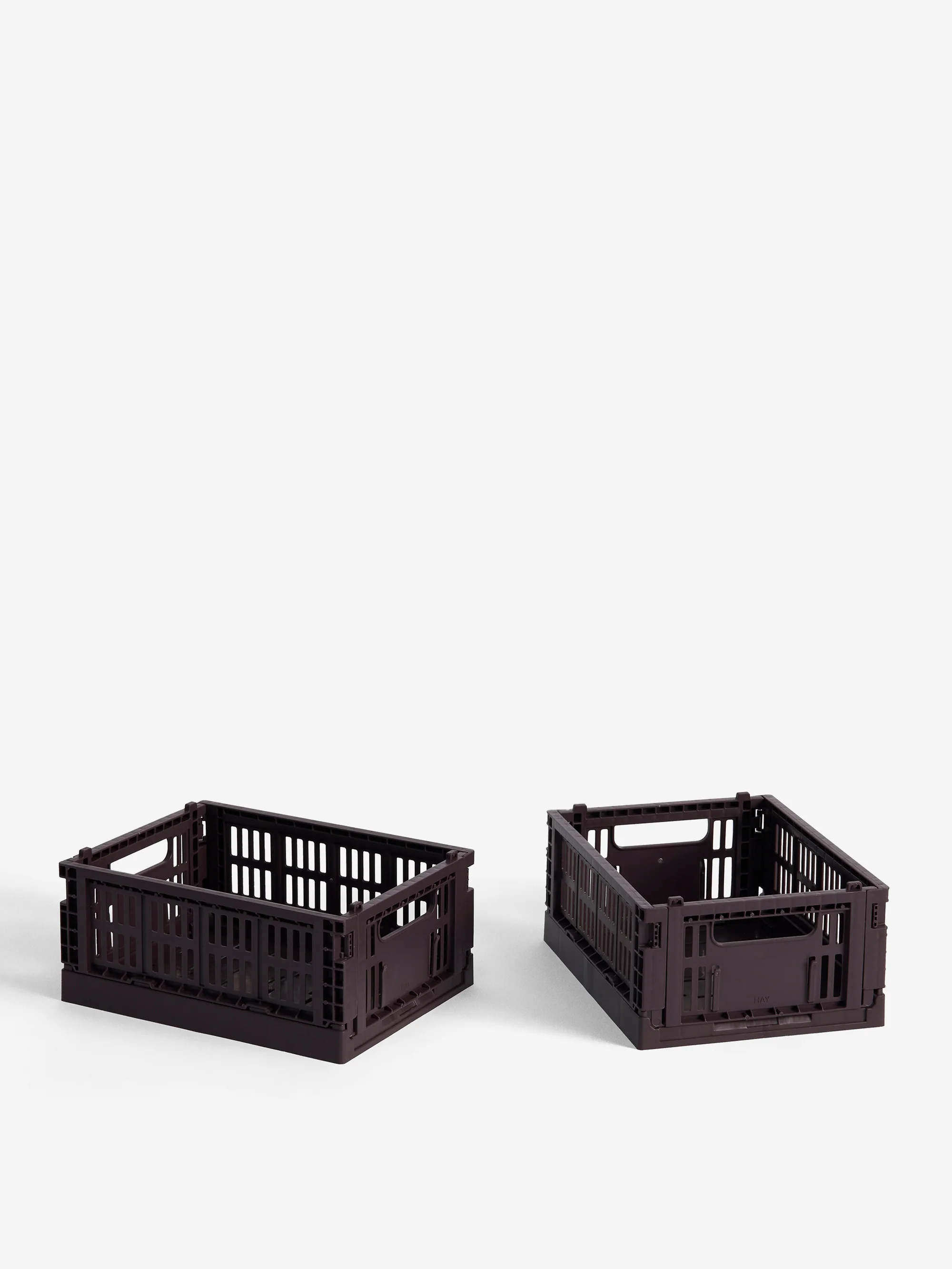 HAY Colour Crate Mini Set of 2 - Bordeaux