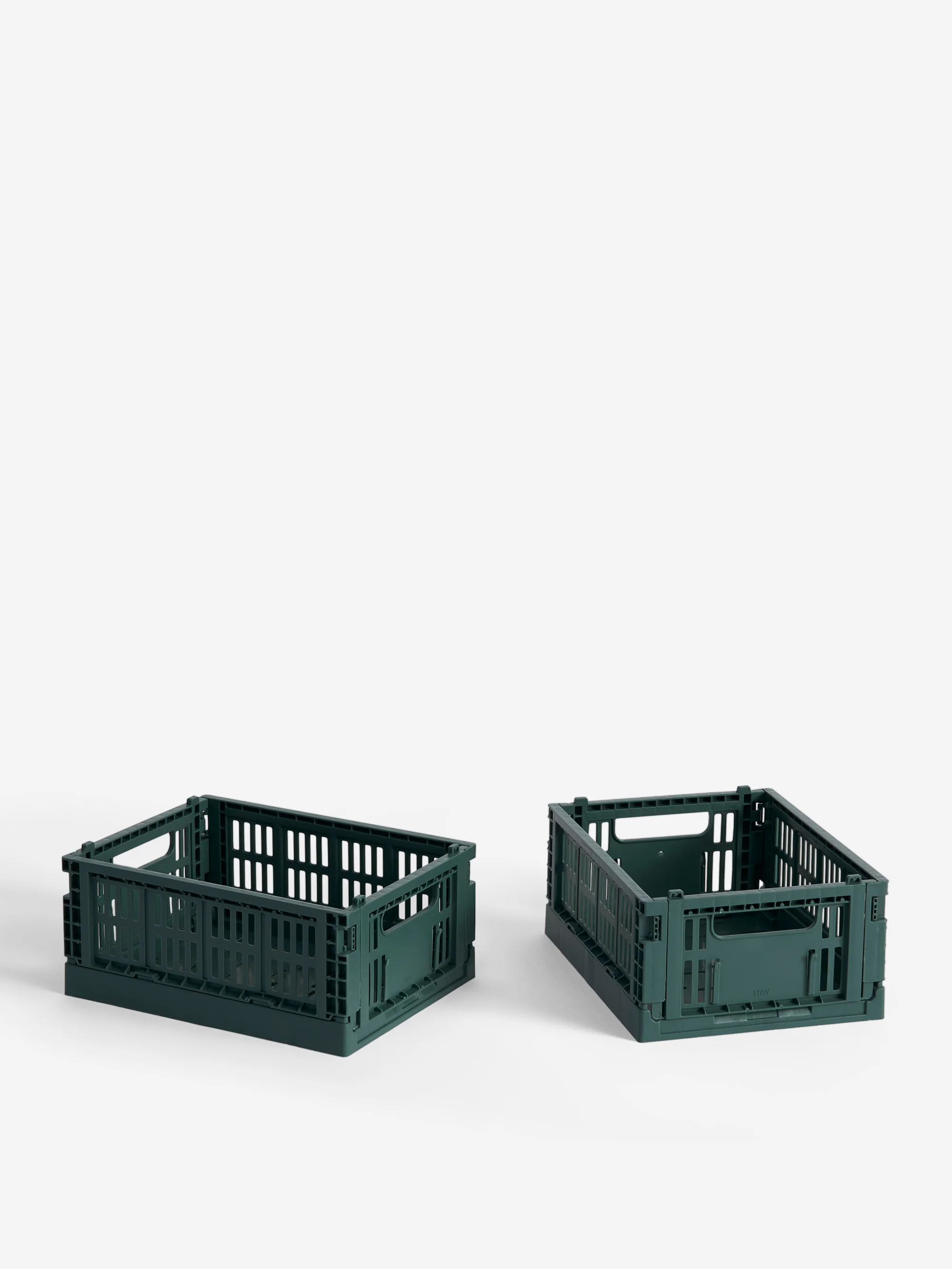 HAY Colour Crate Mini Set of 2 - Dark Green