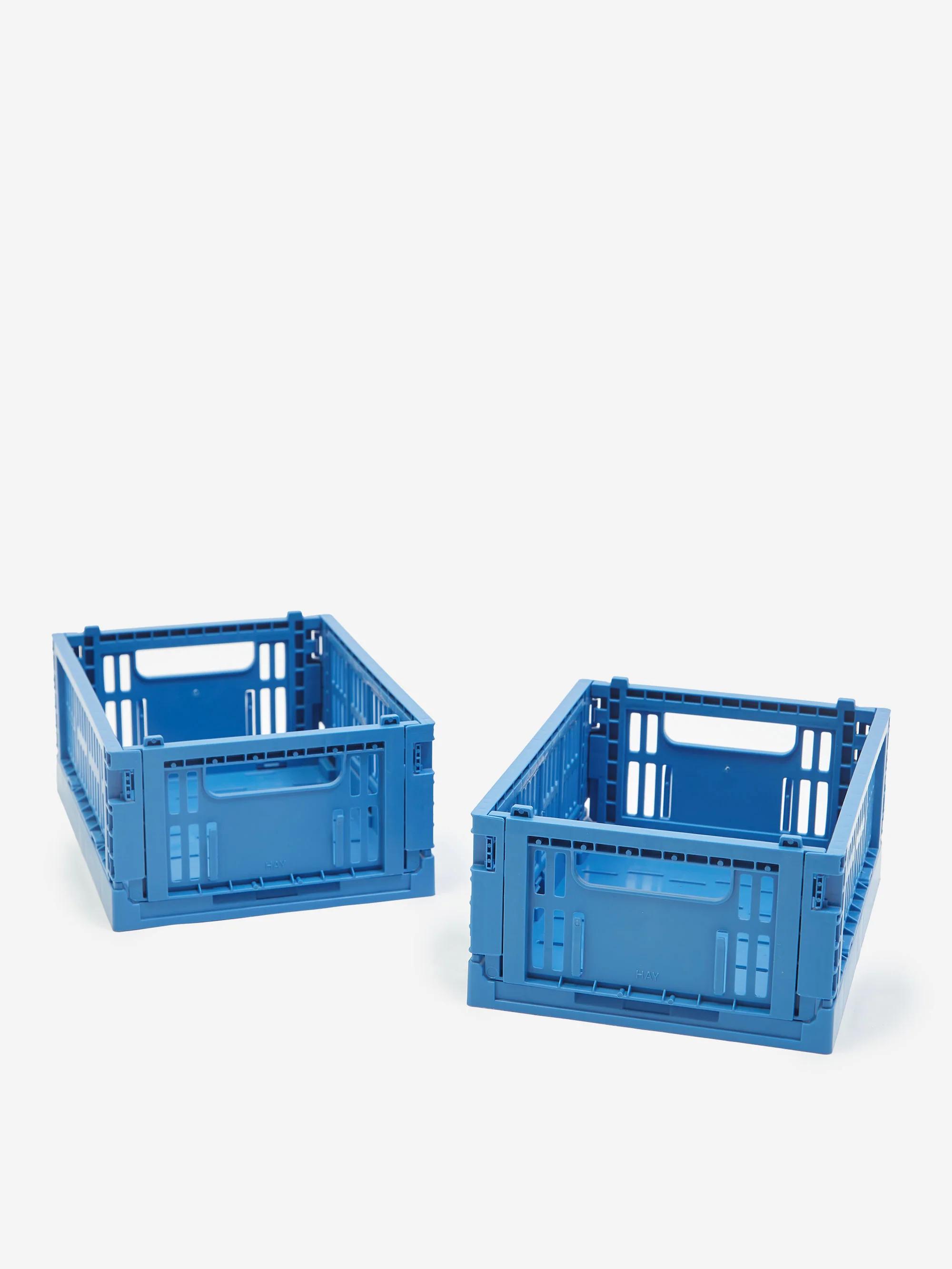 HAY Colour Crate Mini Set Of 2 - Electric Blue