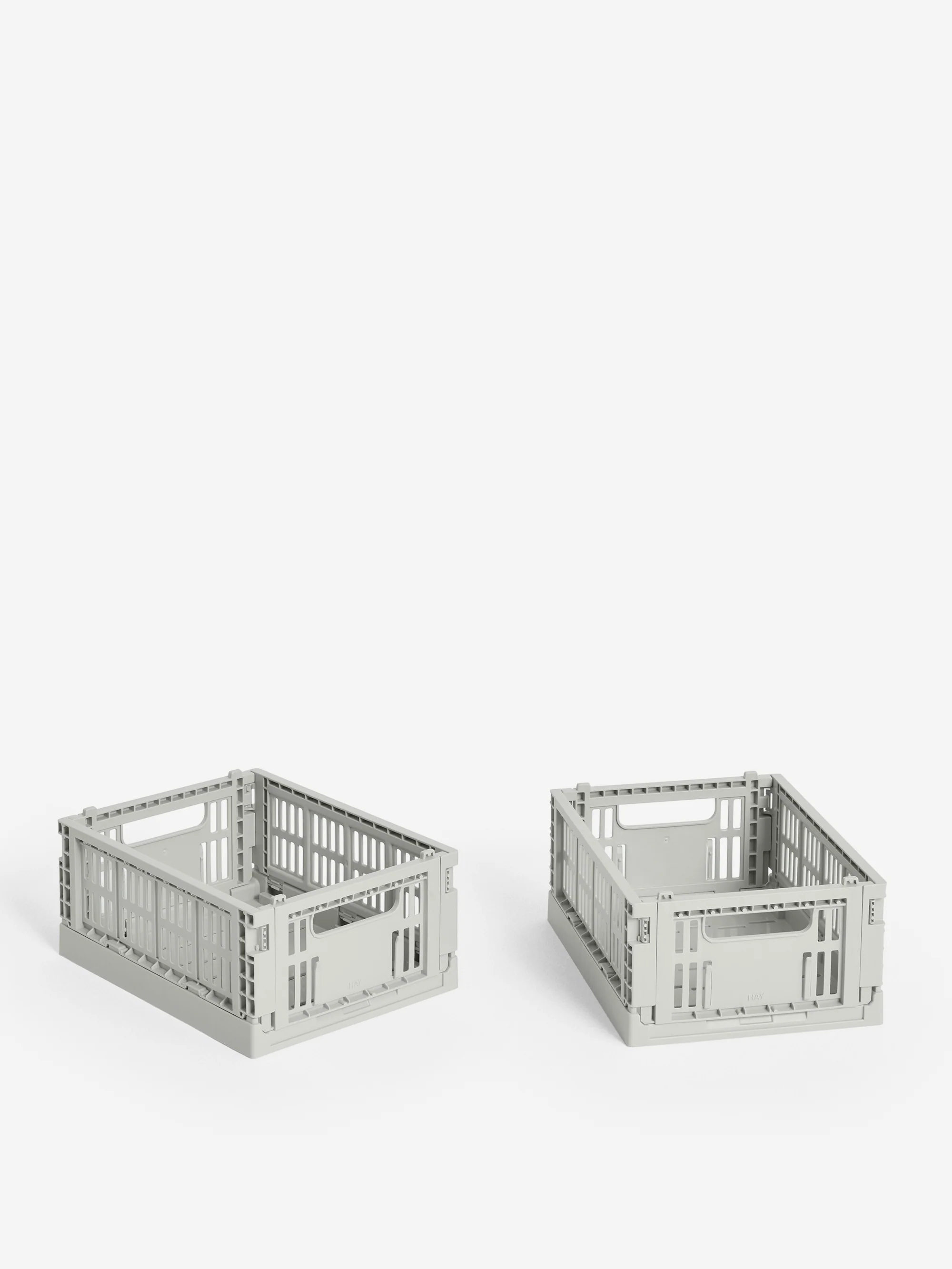 HAY Colour Crate Mini Set of 2 - Grey