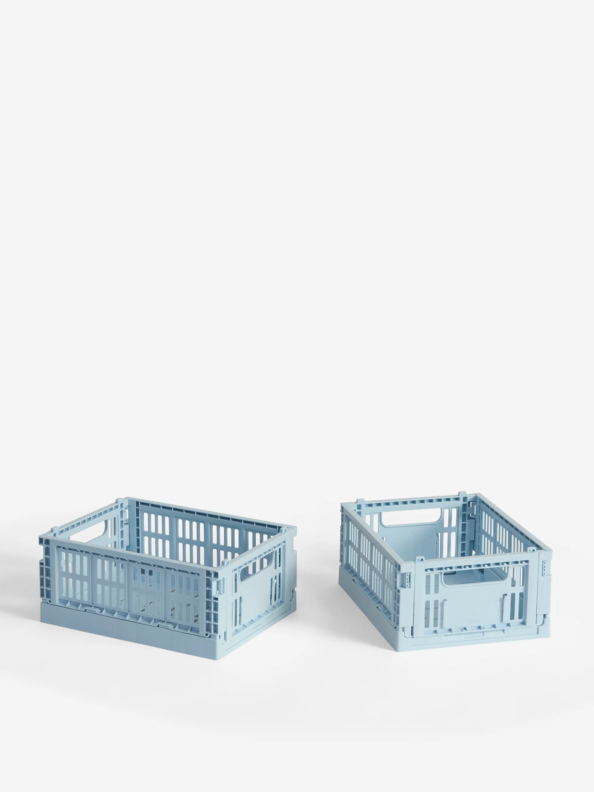 HAY Colour Crate Mini Set of 2 - Soft Blue