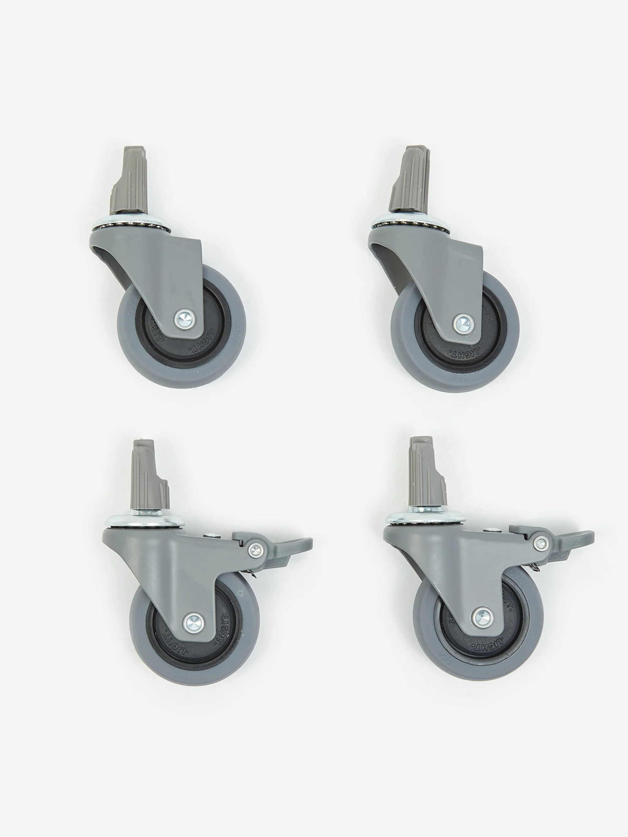 HAY Colour Crate Wheels Medium - Set of 4 - Grey