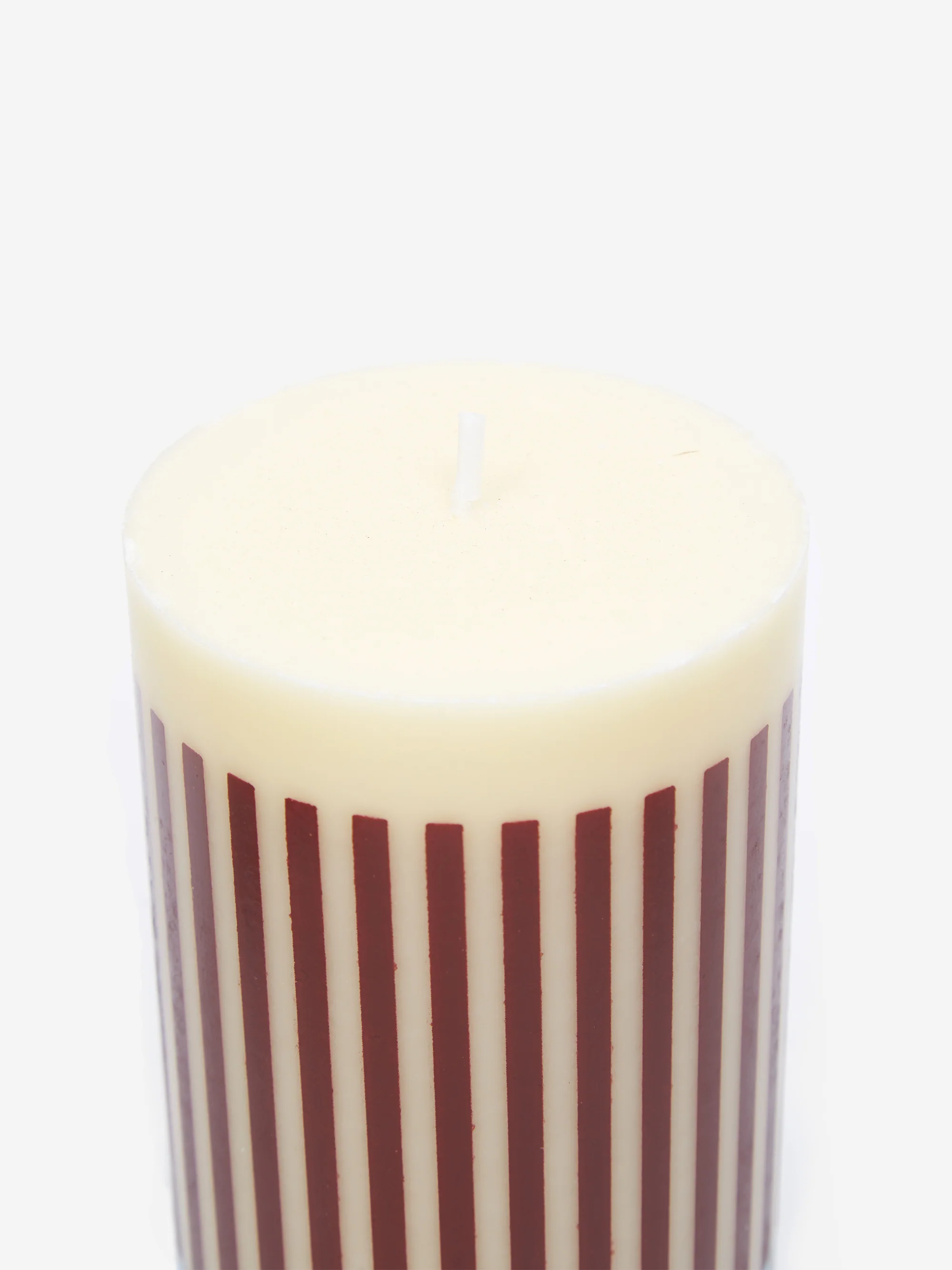 HAY Column Candle Medium - Yellow, Brown, Light Blue and Army - Image 3