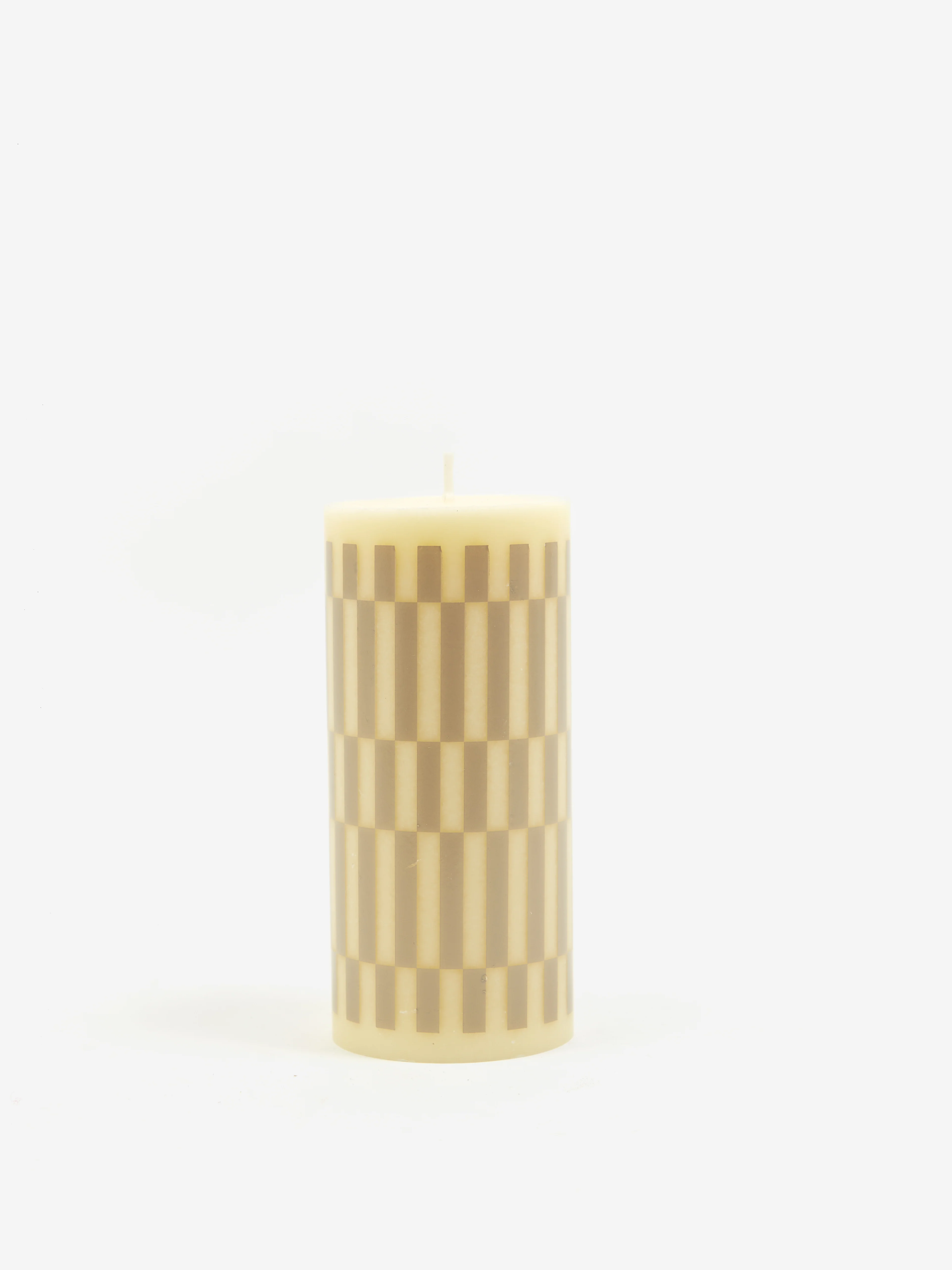 HAY Column Candle Small - Cream And Sand