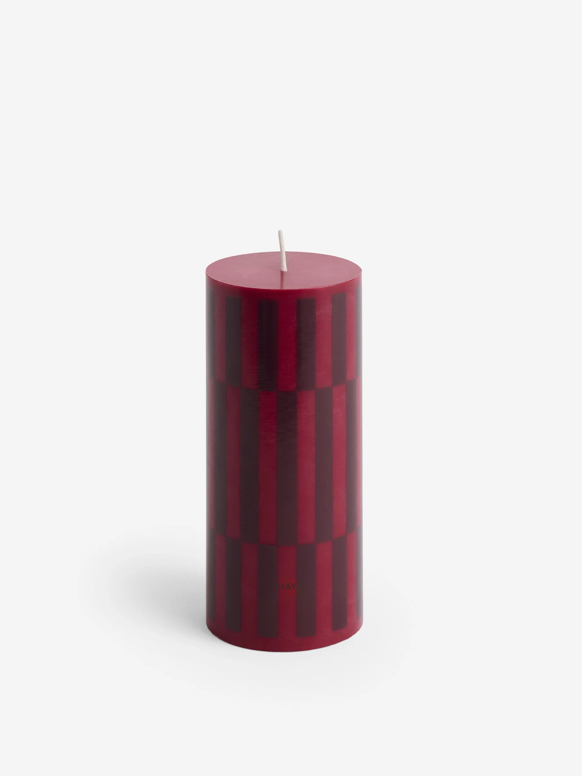 HAY Column Candle Small - Wine and Bordeaux