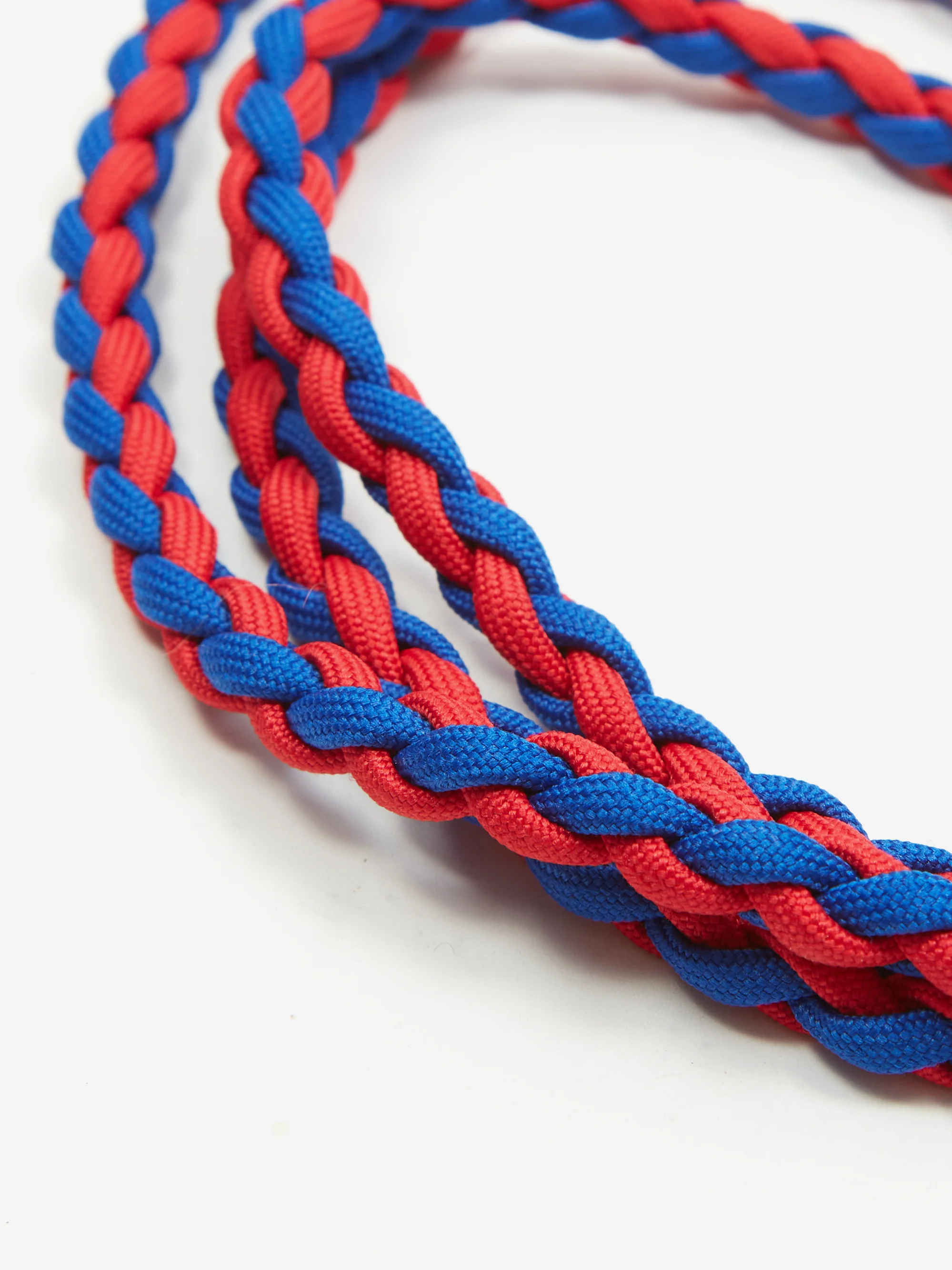 HAY Dog Lead Braided - Red/Blue - Image 2