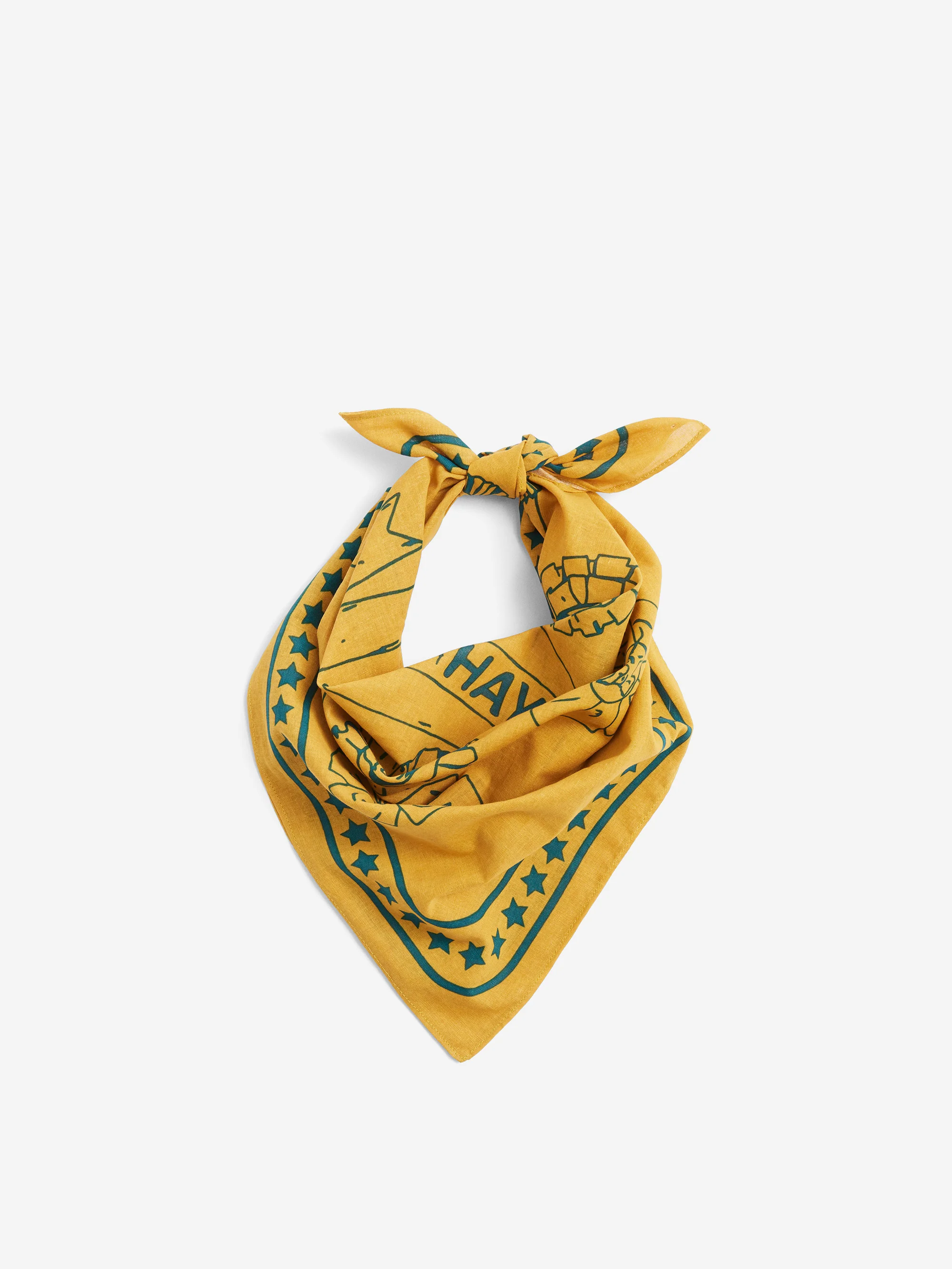 HAY Dog Scarf - 55cm x 55cm - Ochre