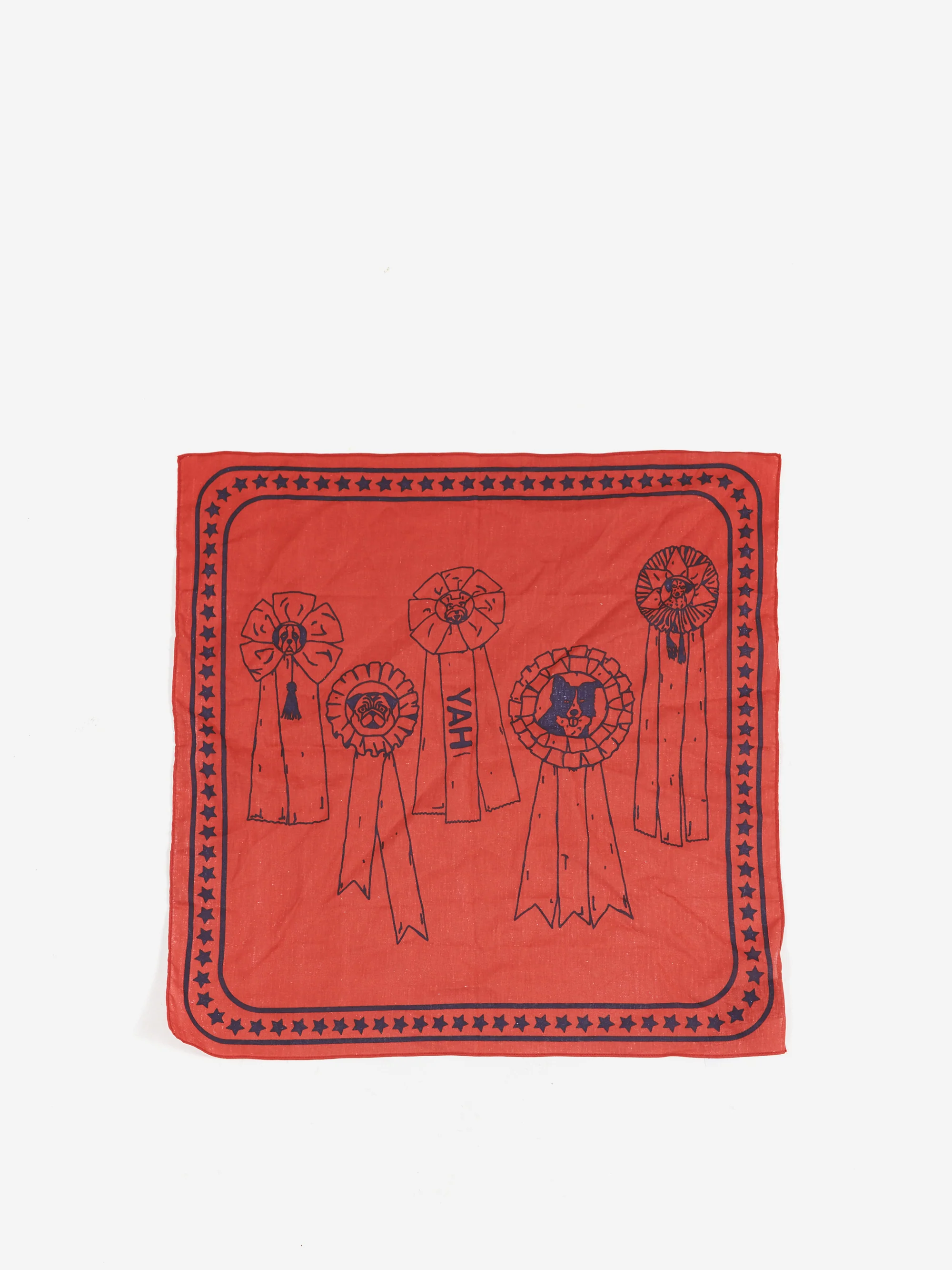 HAY Dog Scarf - 55cm x 55cm - Red