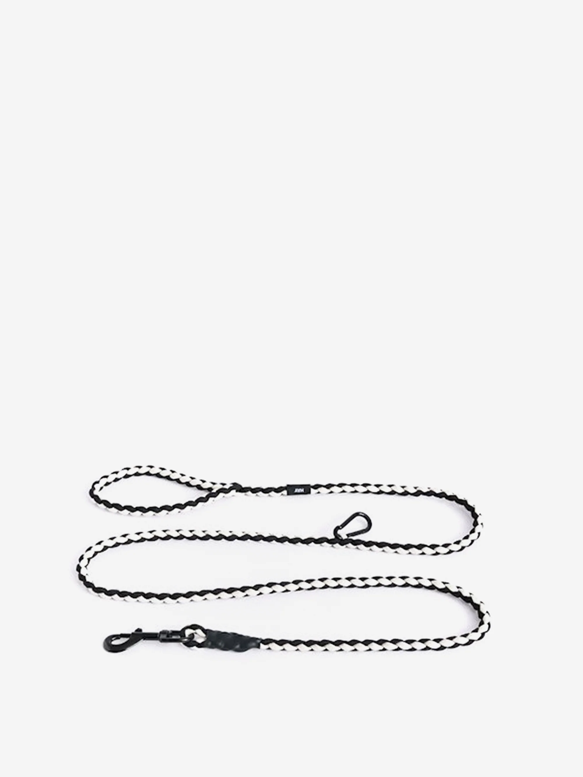 HAY Dogs Leash Braided Adjustable M/L - Black/White