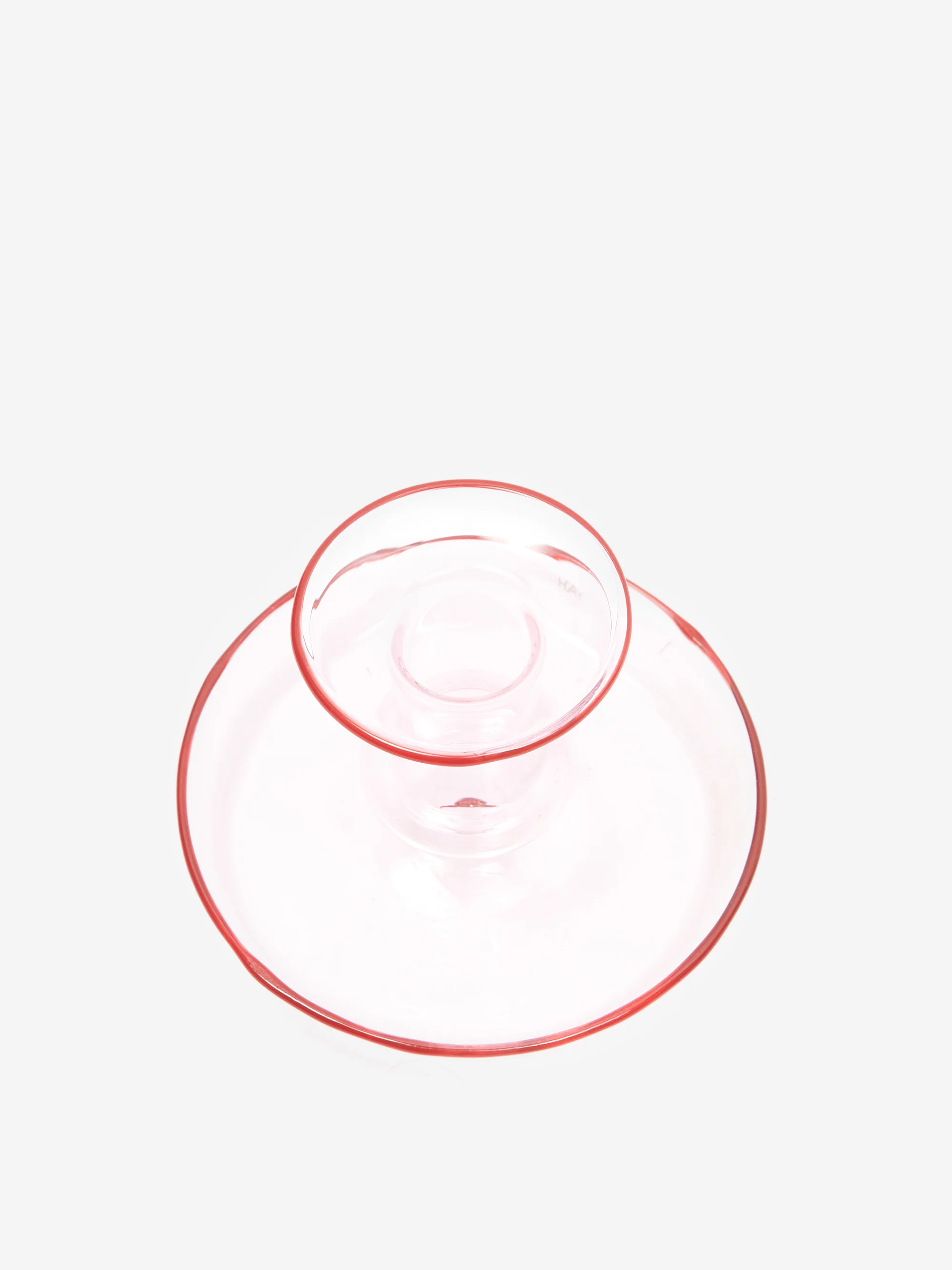 HAY Flare Glass Candleholder - Pink - Image 3