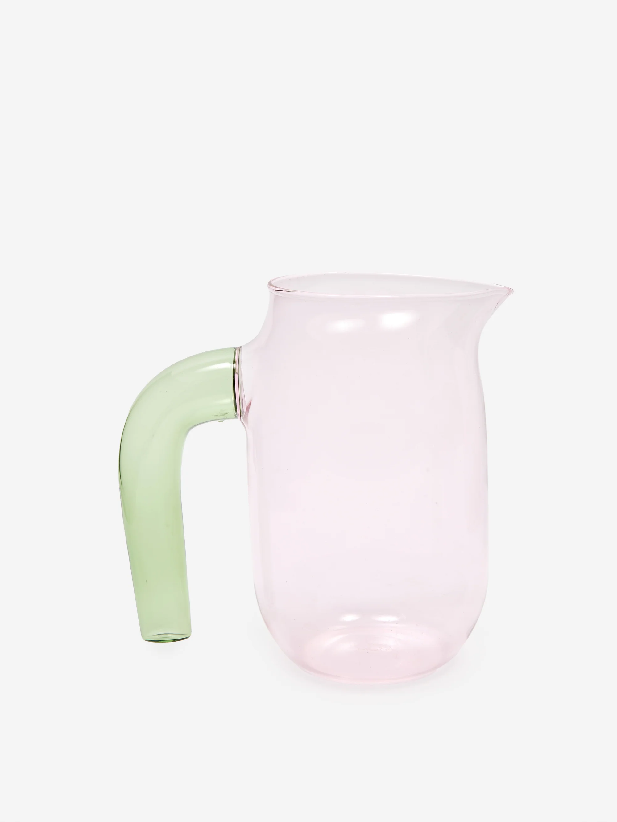 HAY Glass Jug Small - Pink/Green