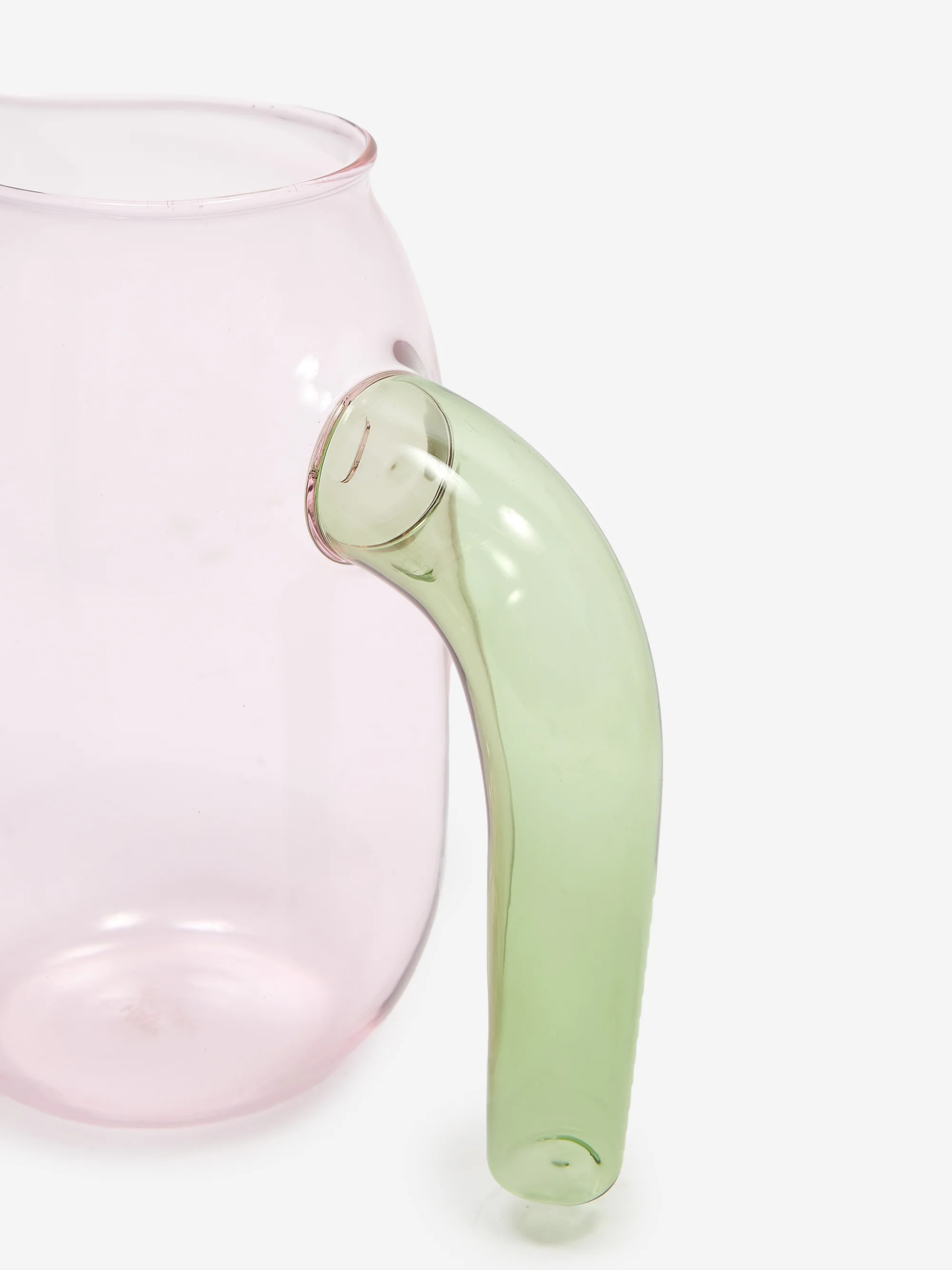 HAY Glass Jug Small - Pink/Green - Image 3