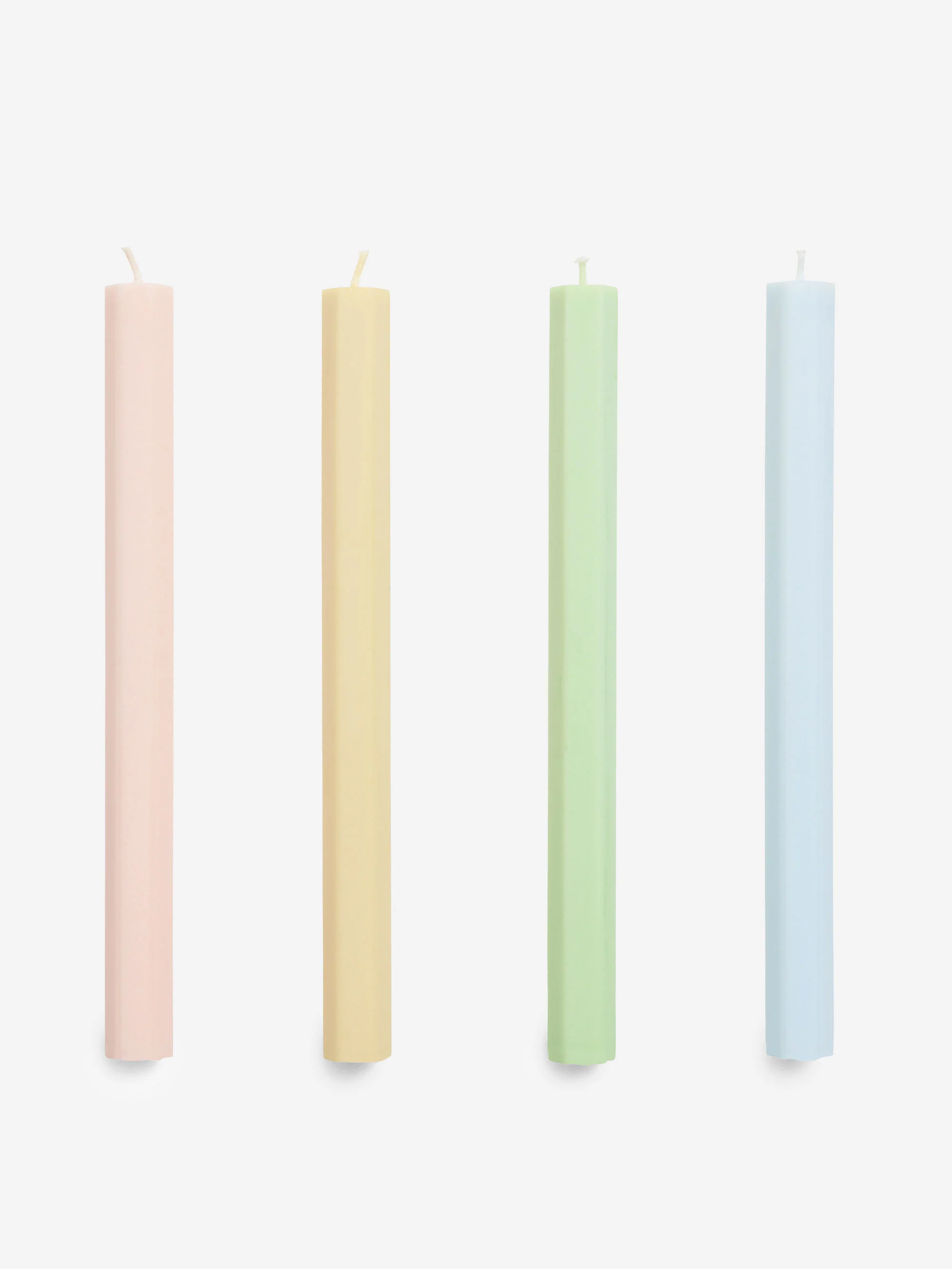 HAY Hexagon Candle - Fresh Set Of 4