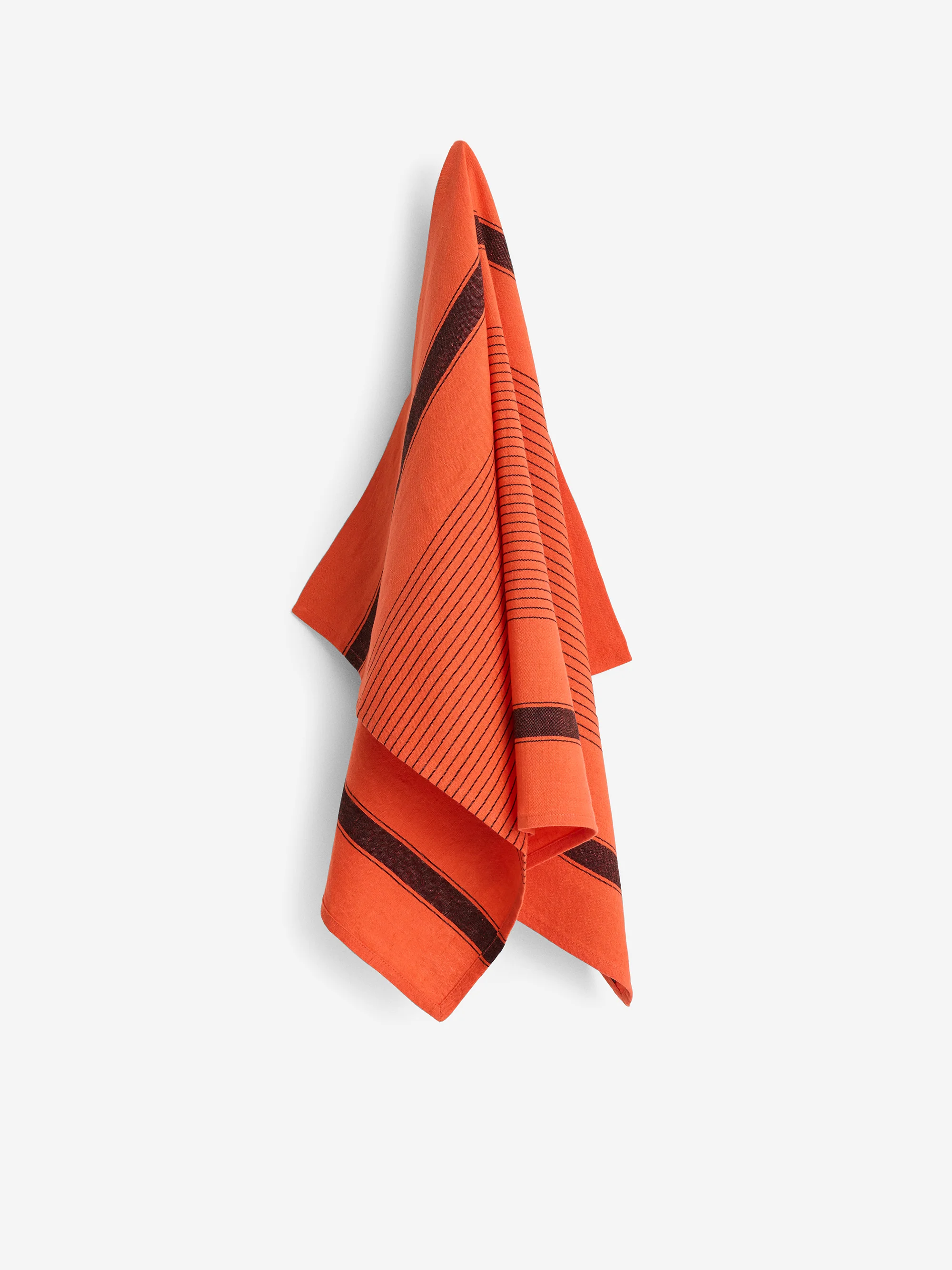 HAY Linear Tea Towel - Warm Red
