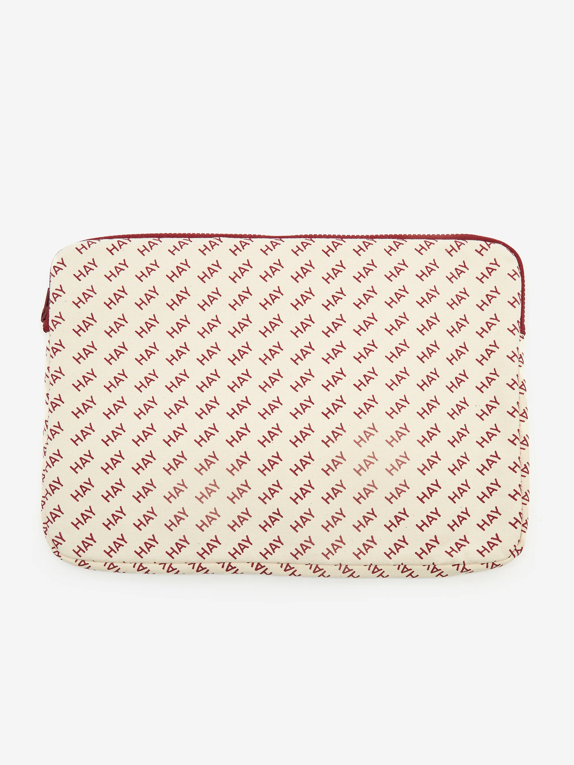 HAY Logo Laptop Cover - Burgundy