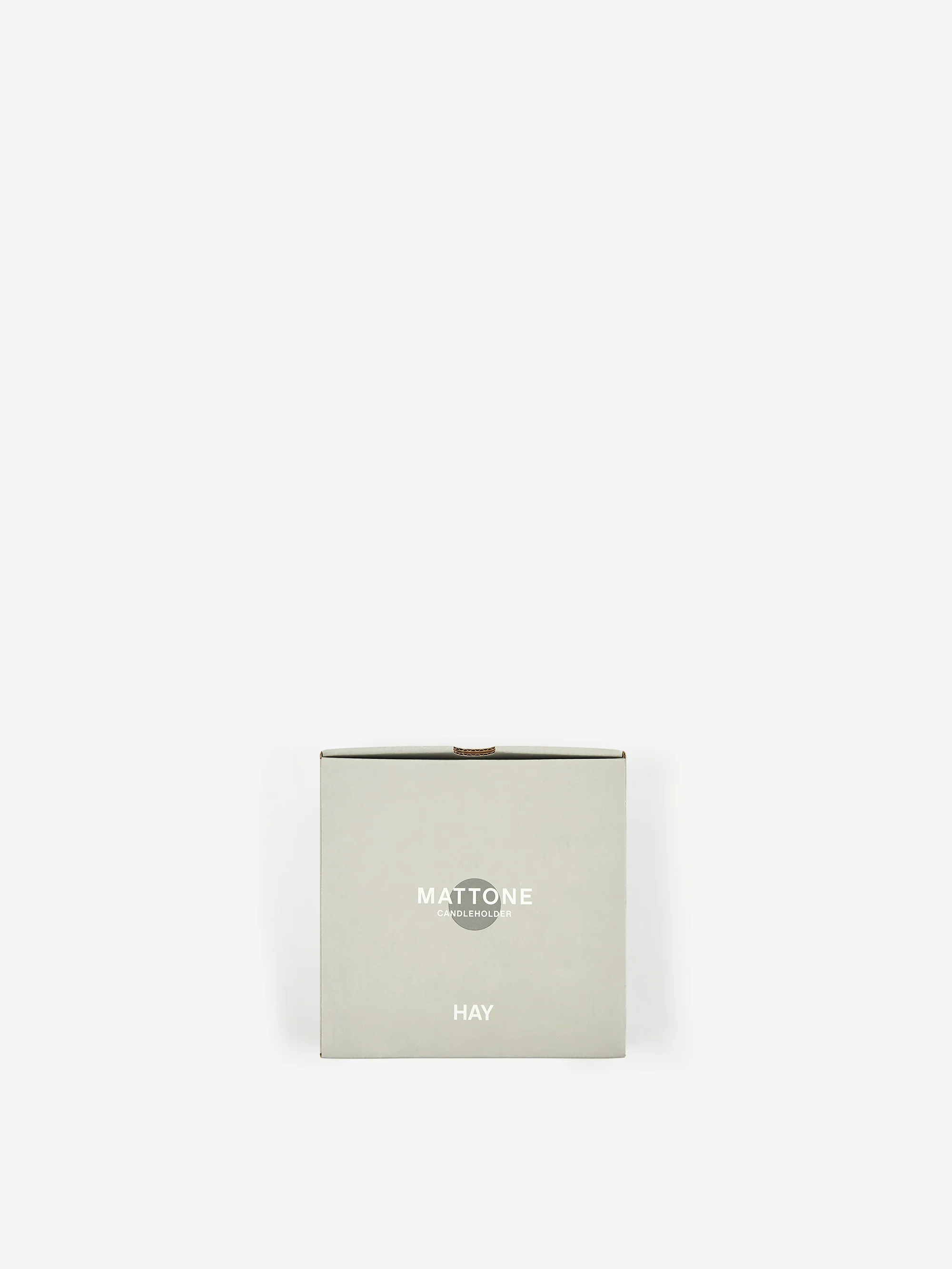 HAY Mattone Candleholder Small - Light Grey - Image 5