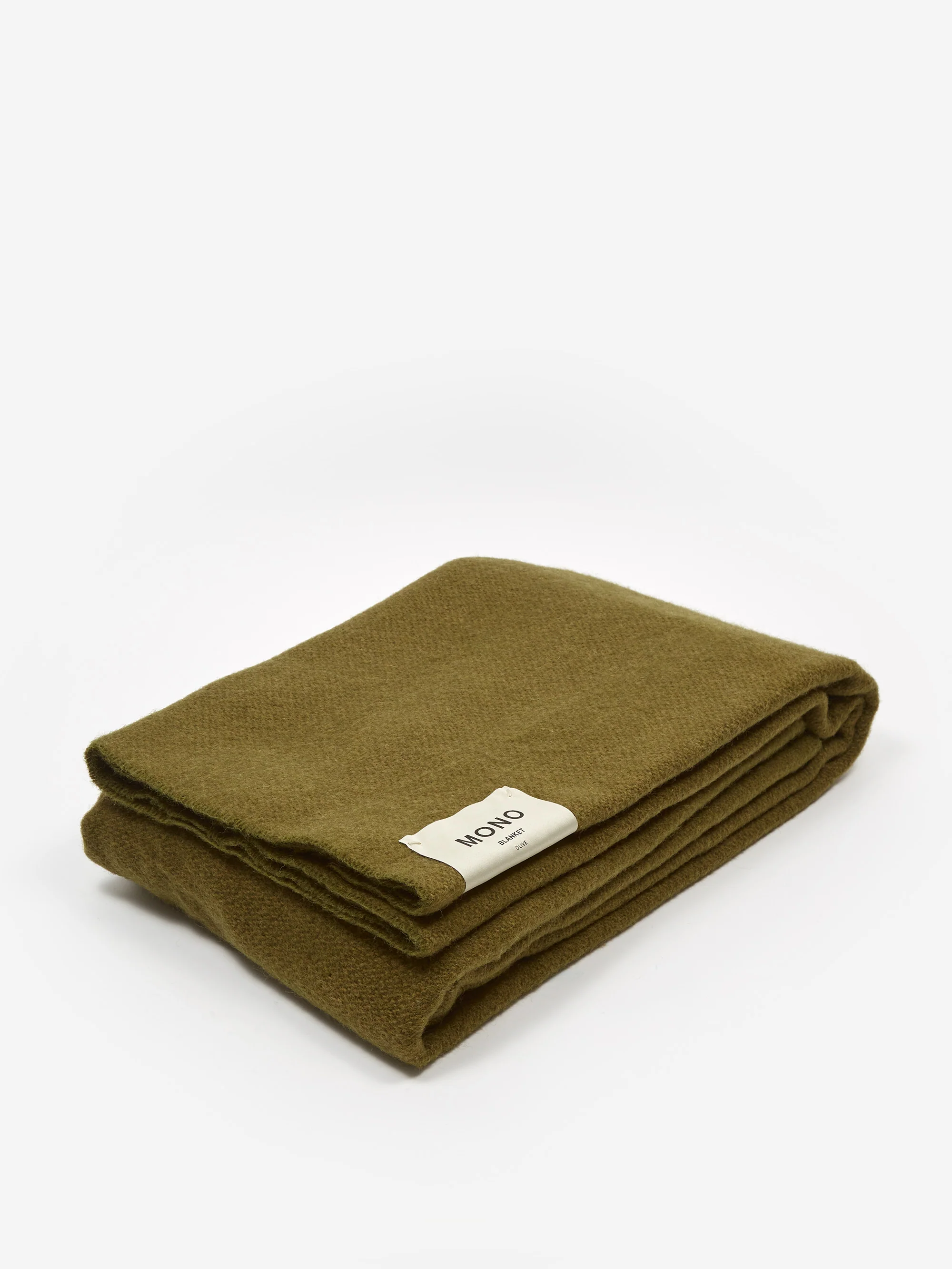 HAY Mono Wool Blanket 130cm x 180cm - Olive