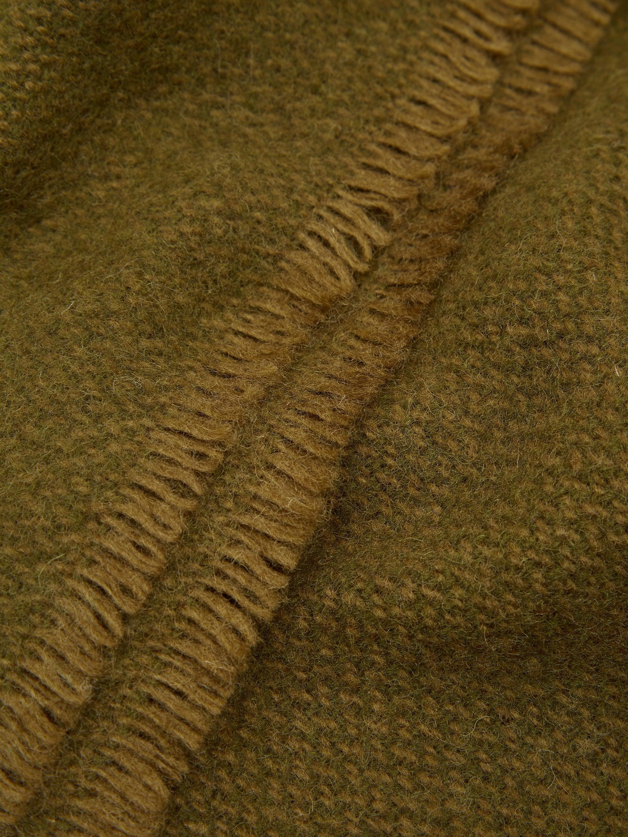HAY Mono Wool Blanket 130cm x 180cm - Olive - Image 3