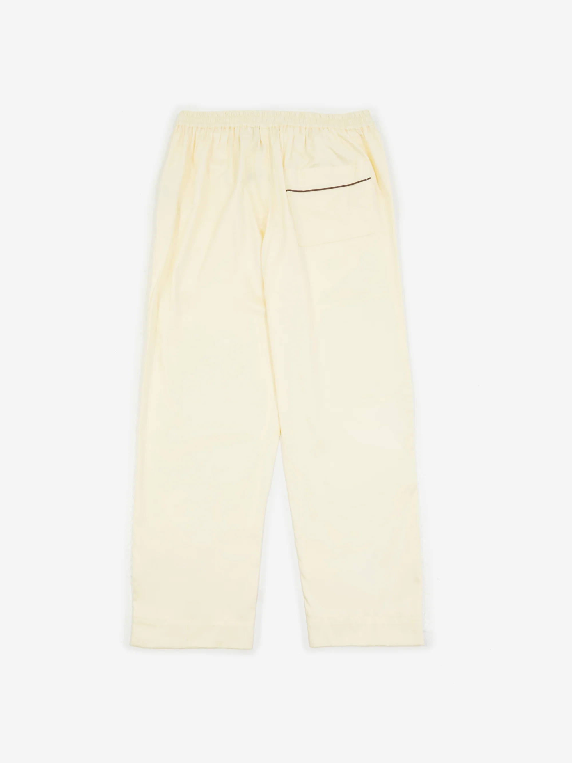 HAY Outline Pyjama Trousers - Soft Yellow - Image 3