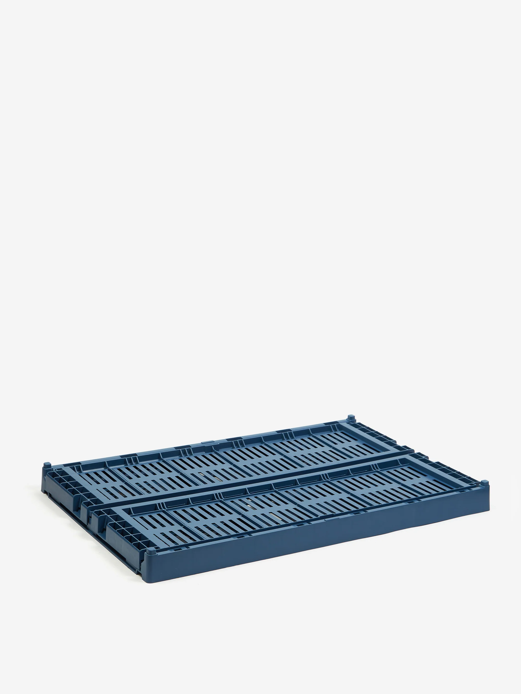 HAY Recycled Colour Crate Large - Dark Blue - Image 3