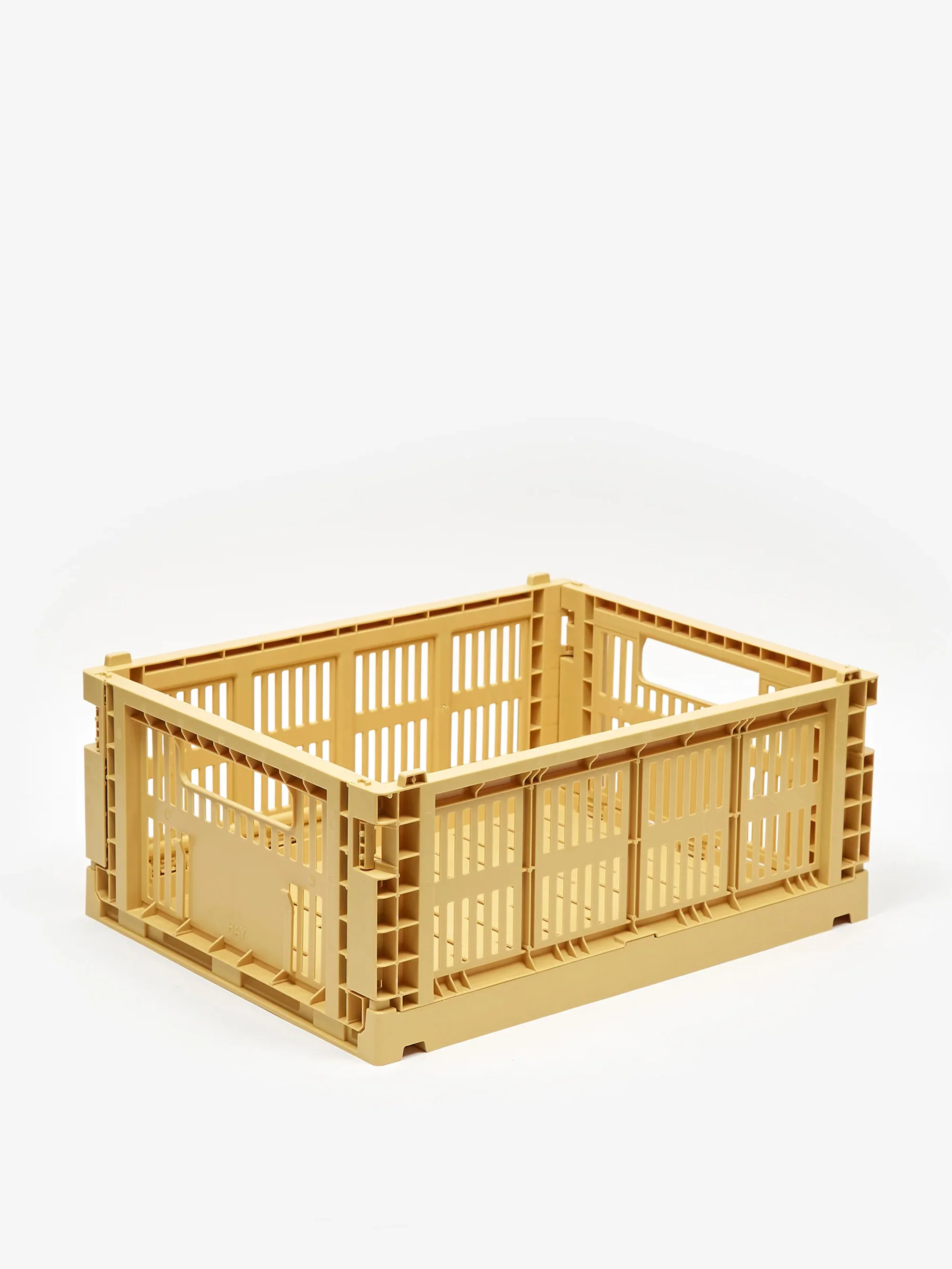 HAY Recycled Colour Crate Medium - Golden Yellow