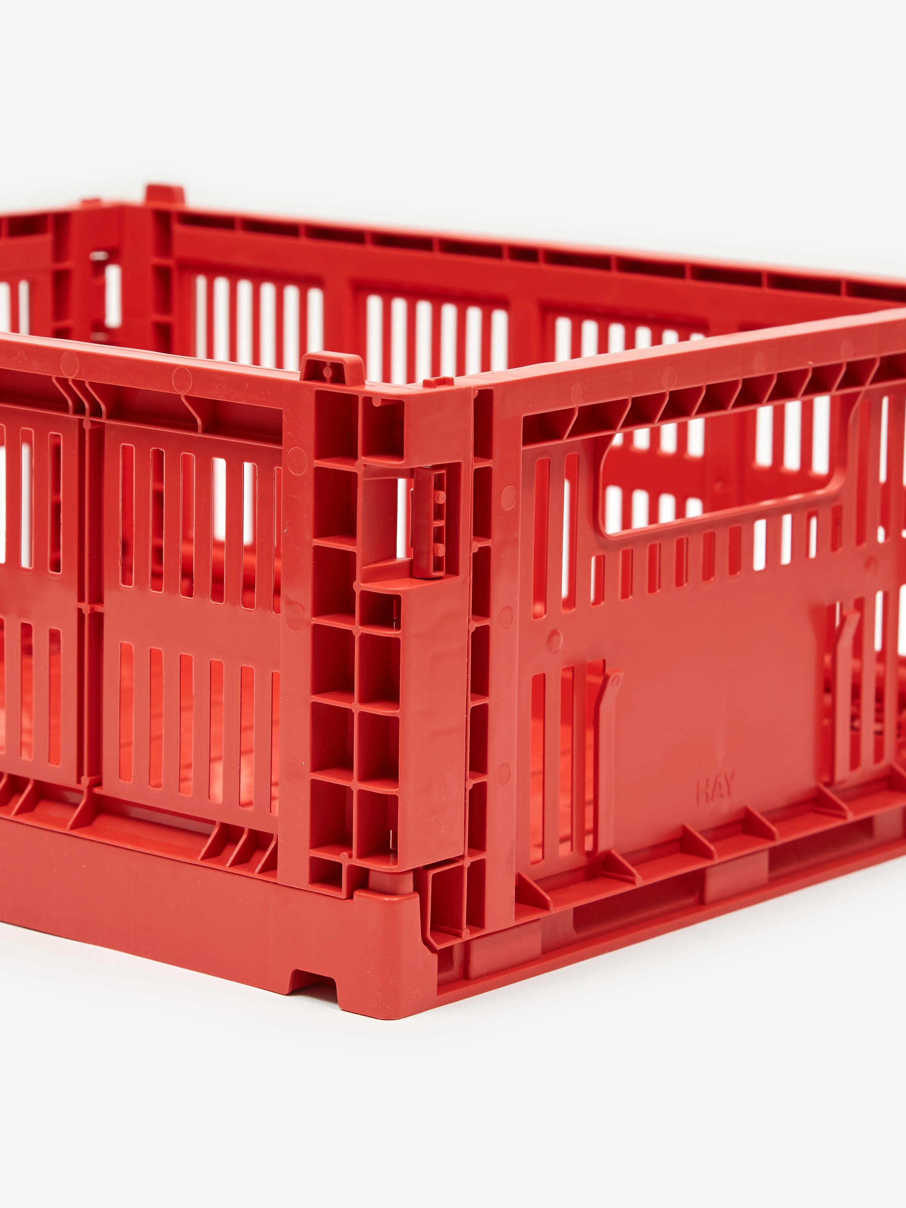 HAY Recycled Colour Crate Medium - Red - Image 3