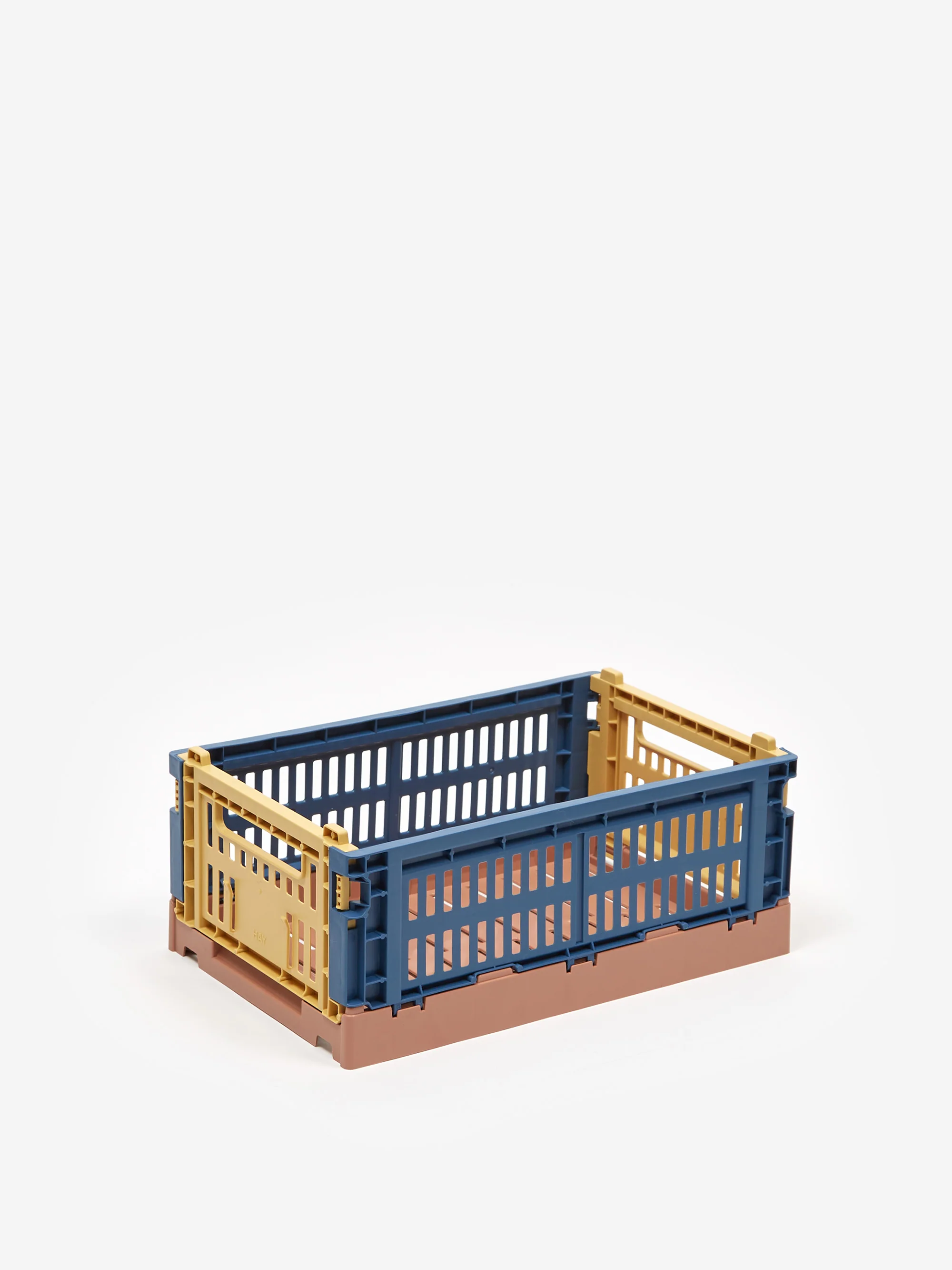 HAY Recycled Colour Crate Mix - Small - Dark Blue