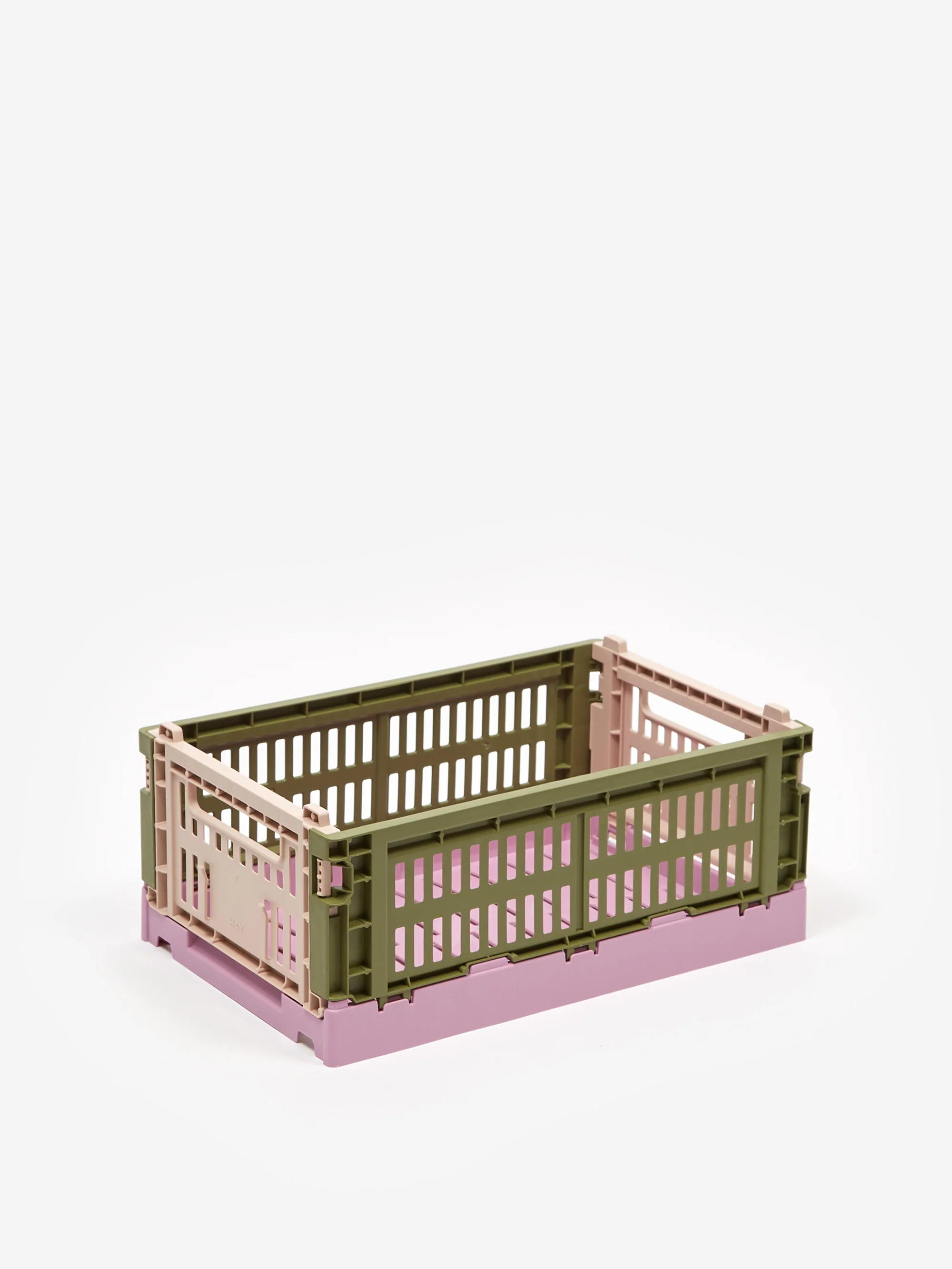 HAY Recycled Colour Crate Mix - Small - Olive
