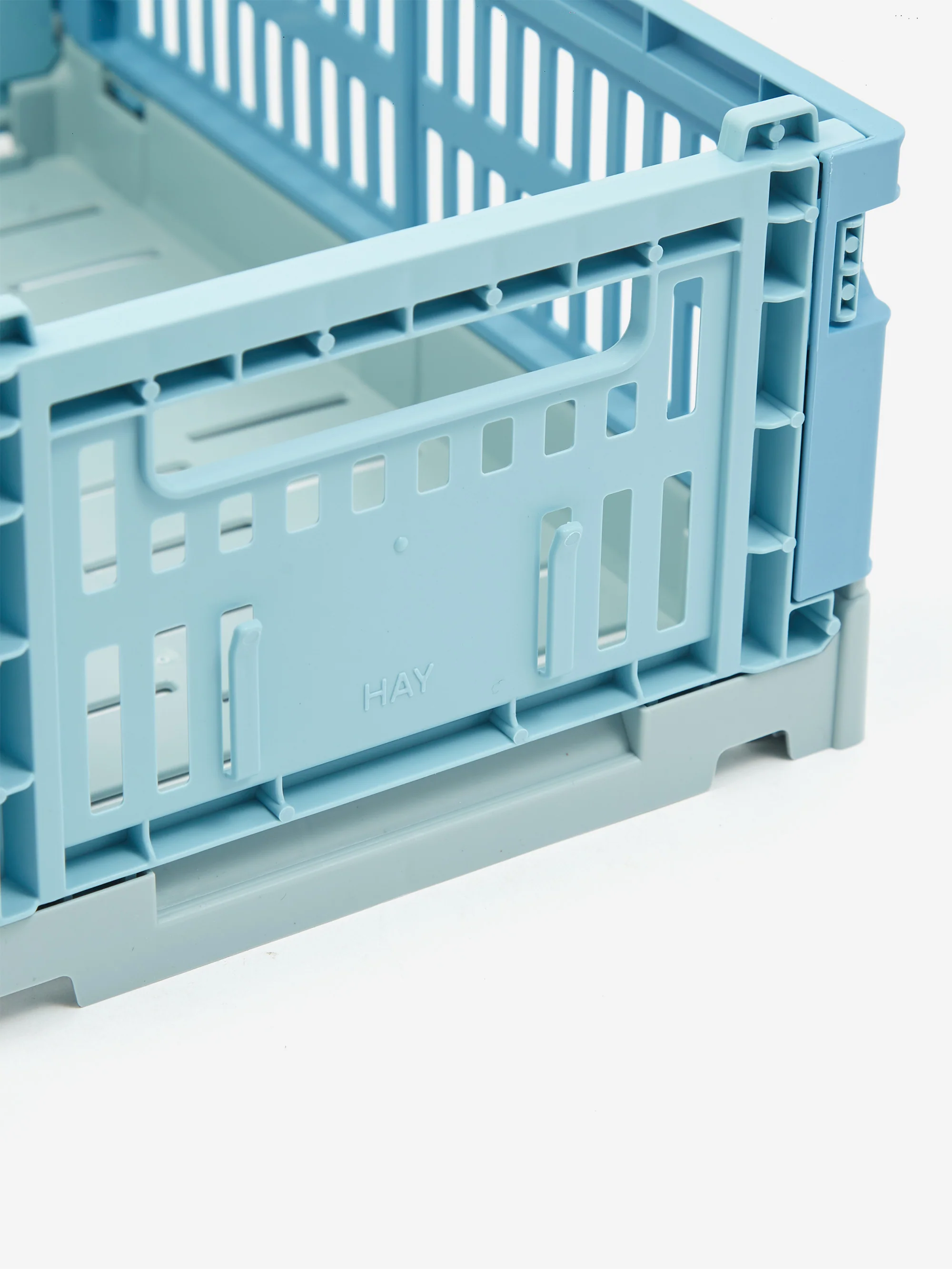 HAY Recycled Colour Crate Mix - Small - Sky Blue - Image 2