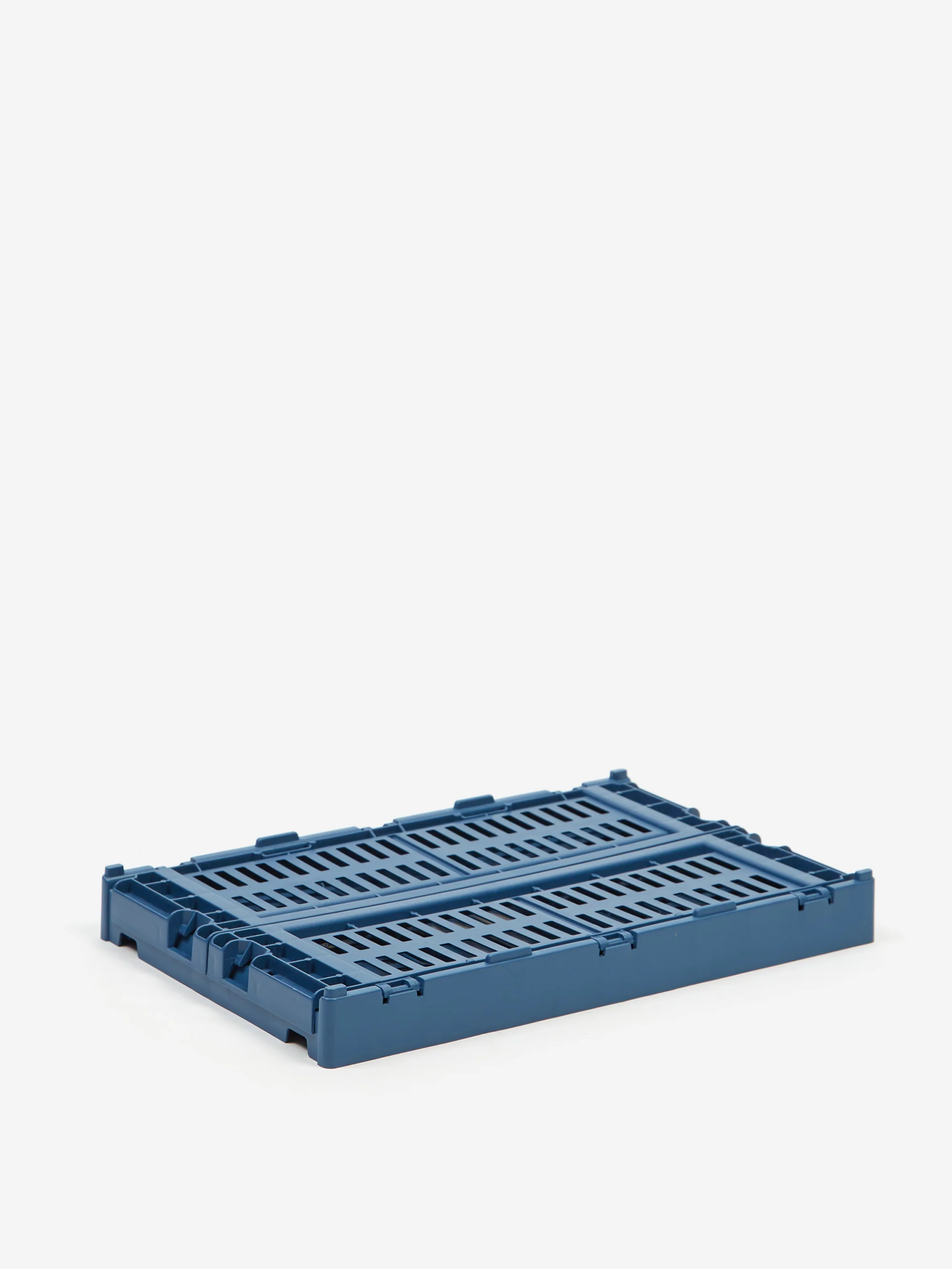 HAY Recycled Colour Crate Small - Dark Blue - Image 3