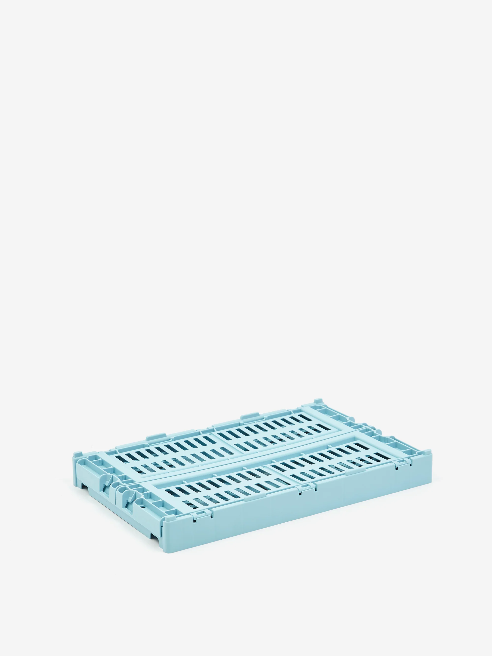 HAY Recycled Colour Crate - Small - Light Blue - Image 2