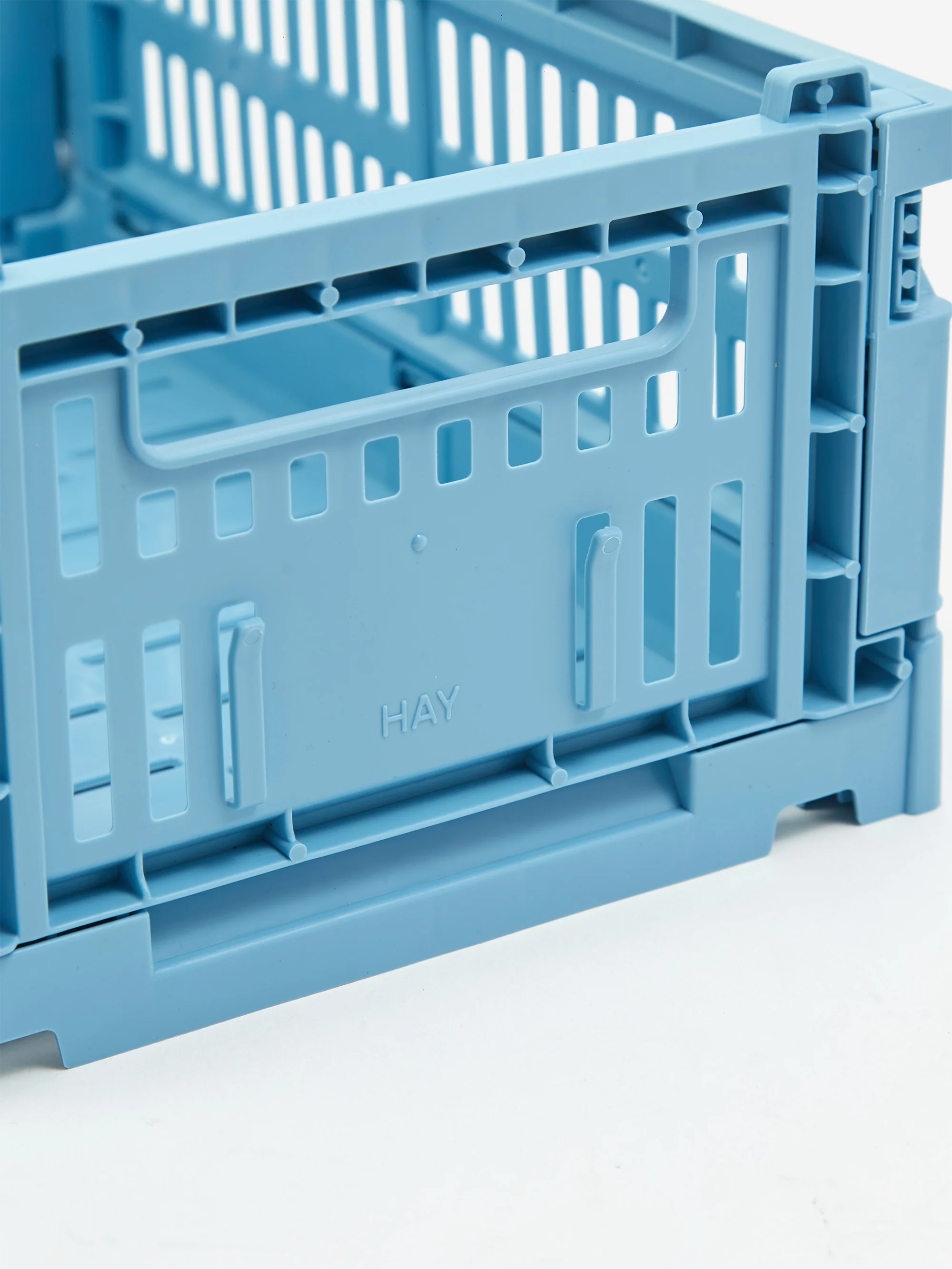 HAY Recycled Colour Crate - Small - Sky Blue - Image 2