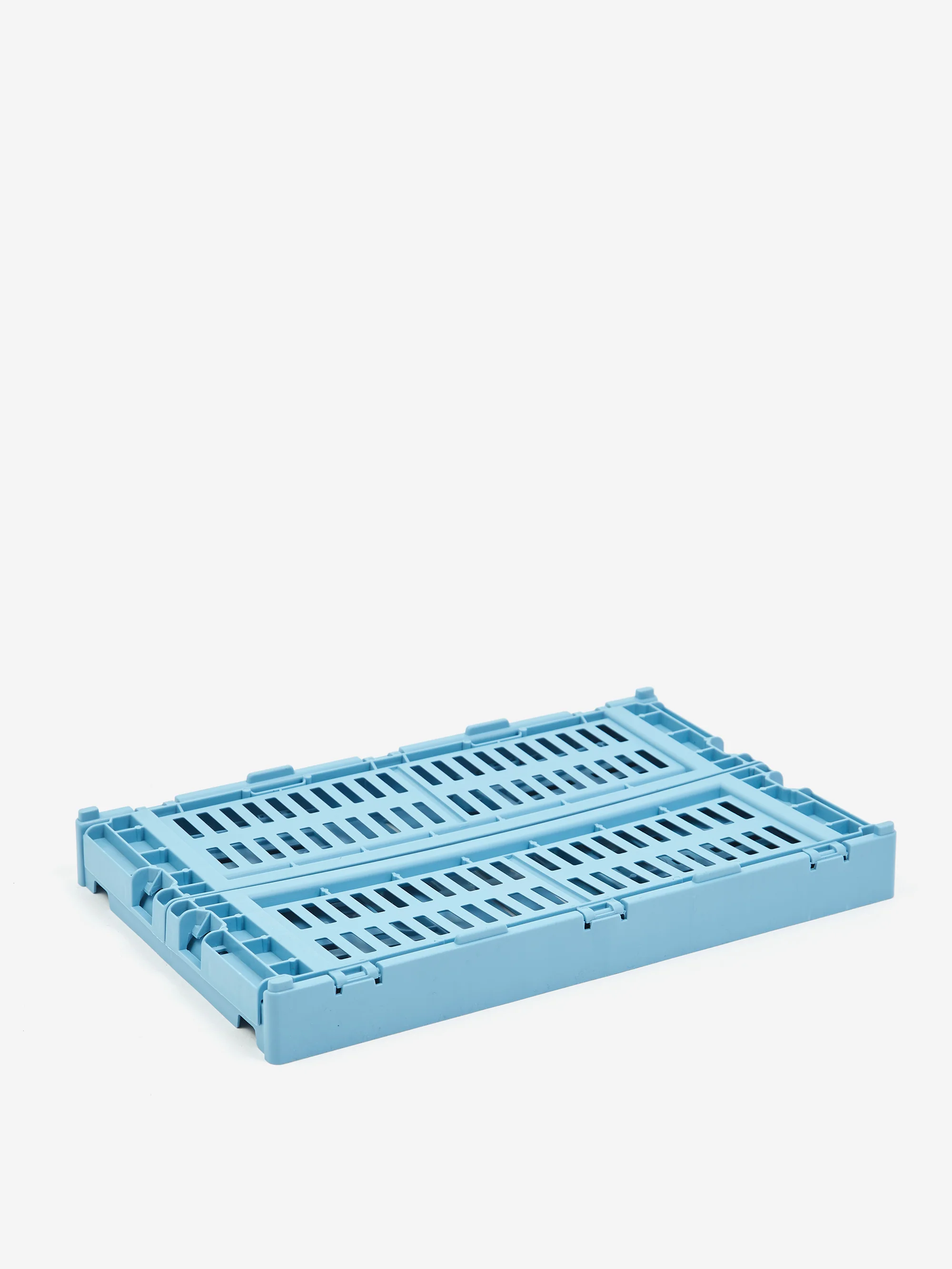 HAY Recycled Colour Crate - Small - Sky Blue - Image 3