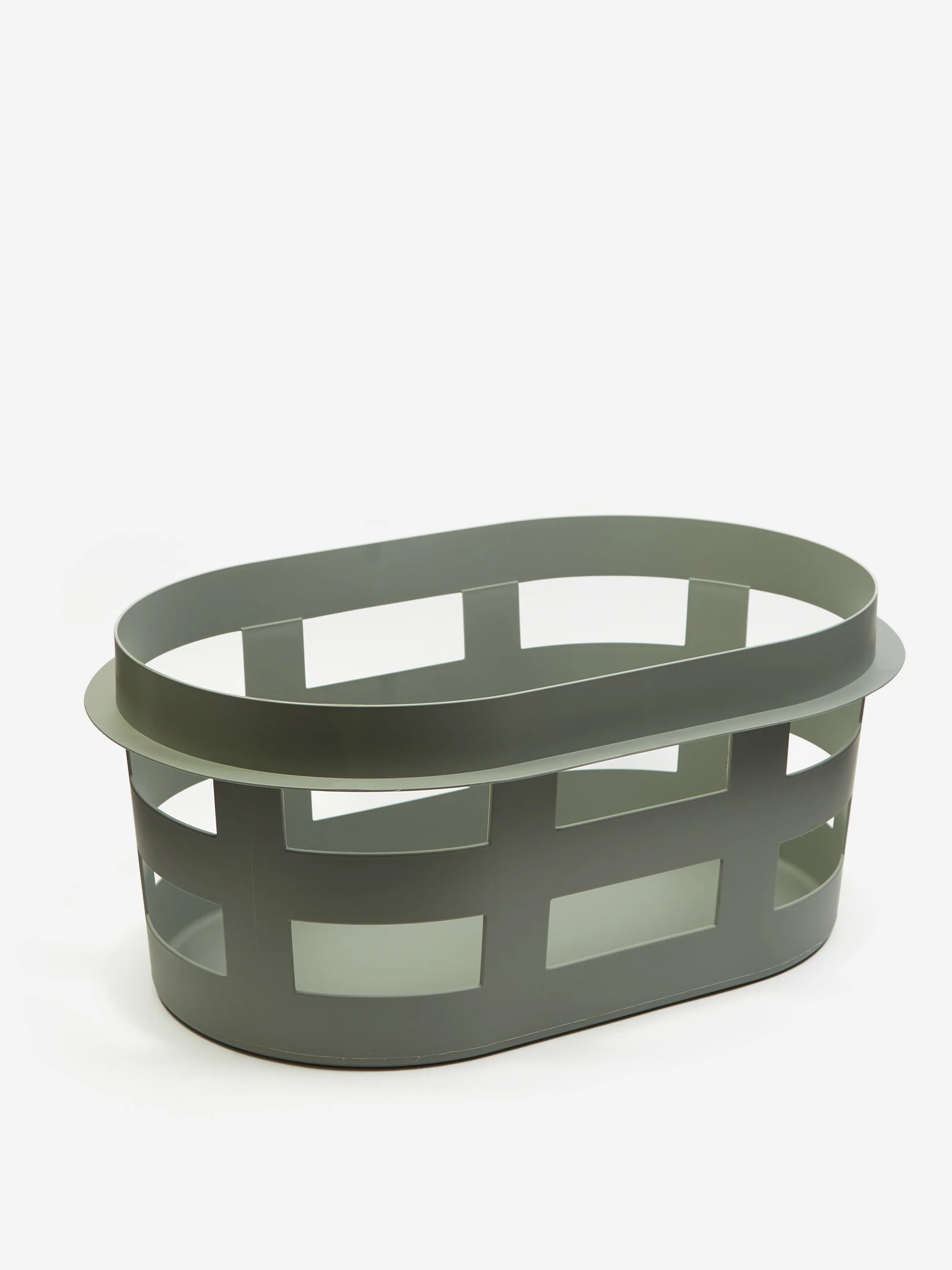 HAY Recycled Washing Basket Small - Army Green - Image 4