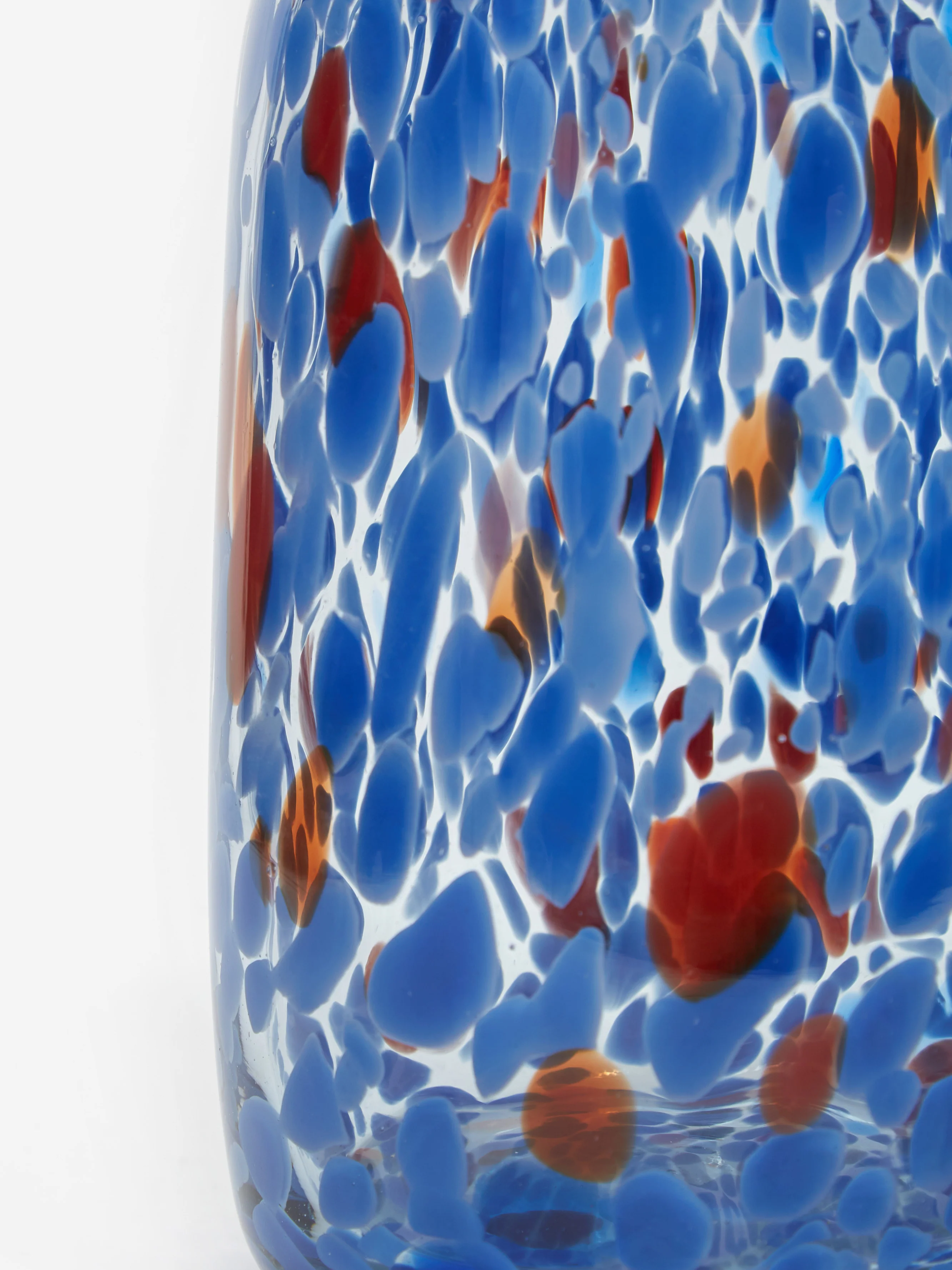HAY Splash Vase Roll Neck Medium - Blue - Image 4