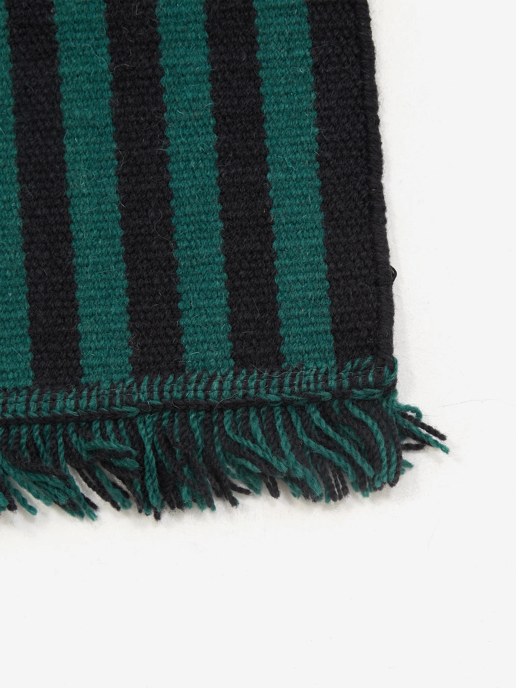 HAY Stripes and Stripes Wool Rug - L95 x W52 - Green - Image 3