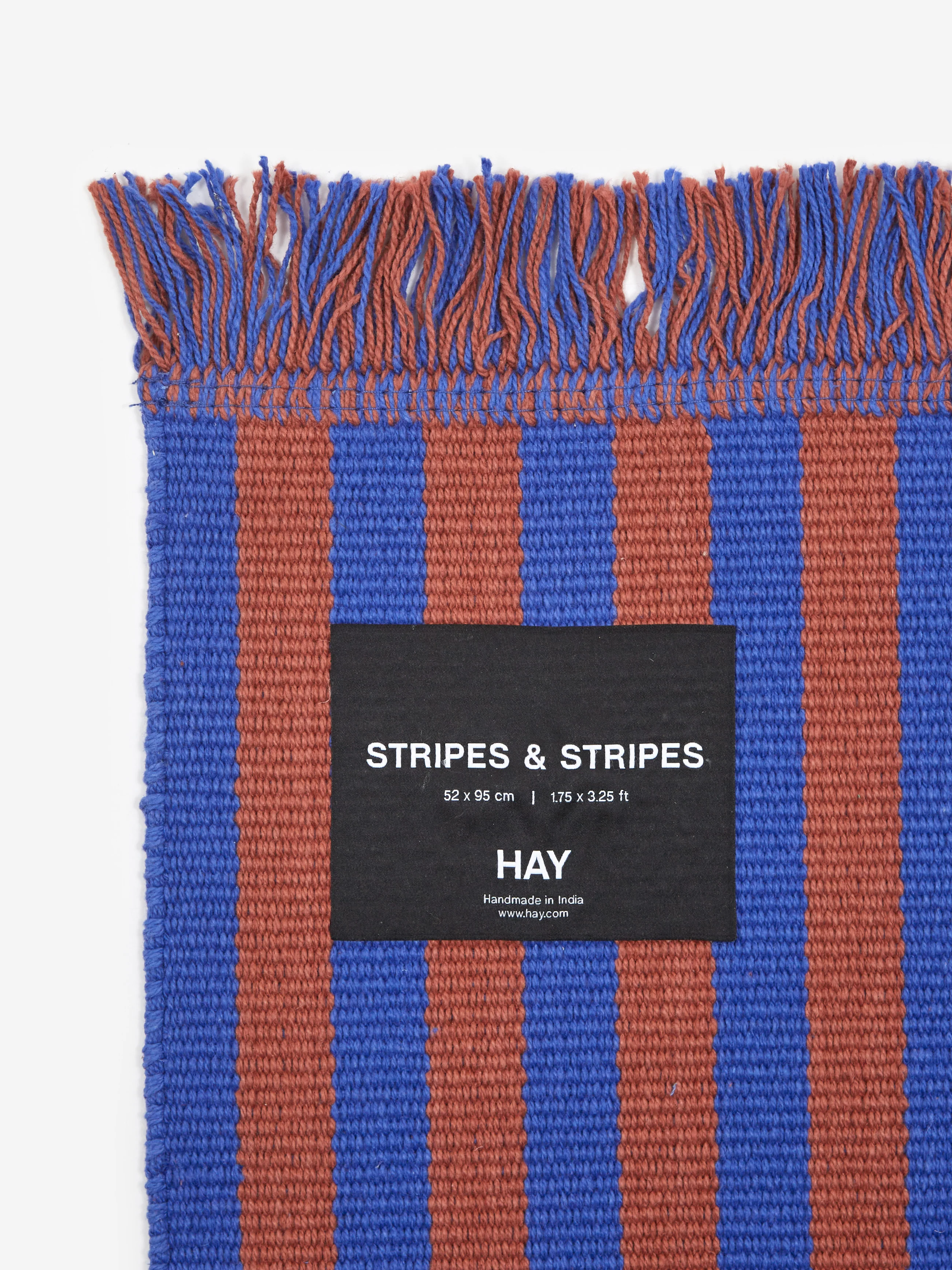HAY Stripes & Stripes Mat 52cm x 95cm - Cacao Sky - Image 3