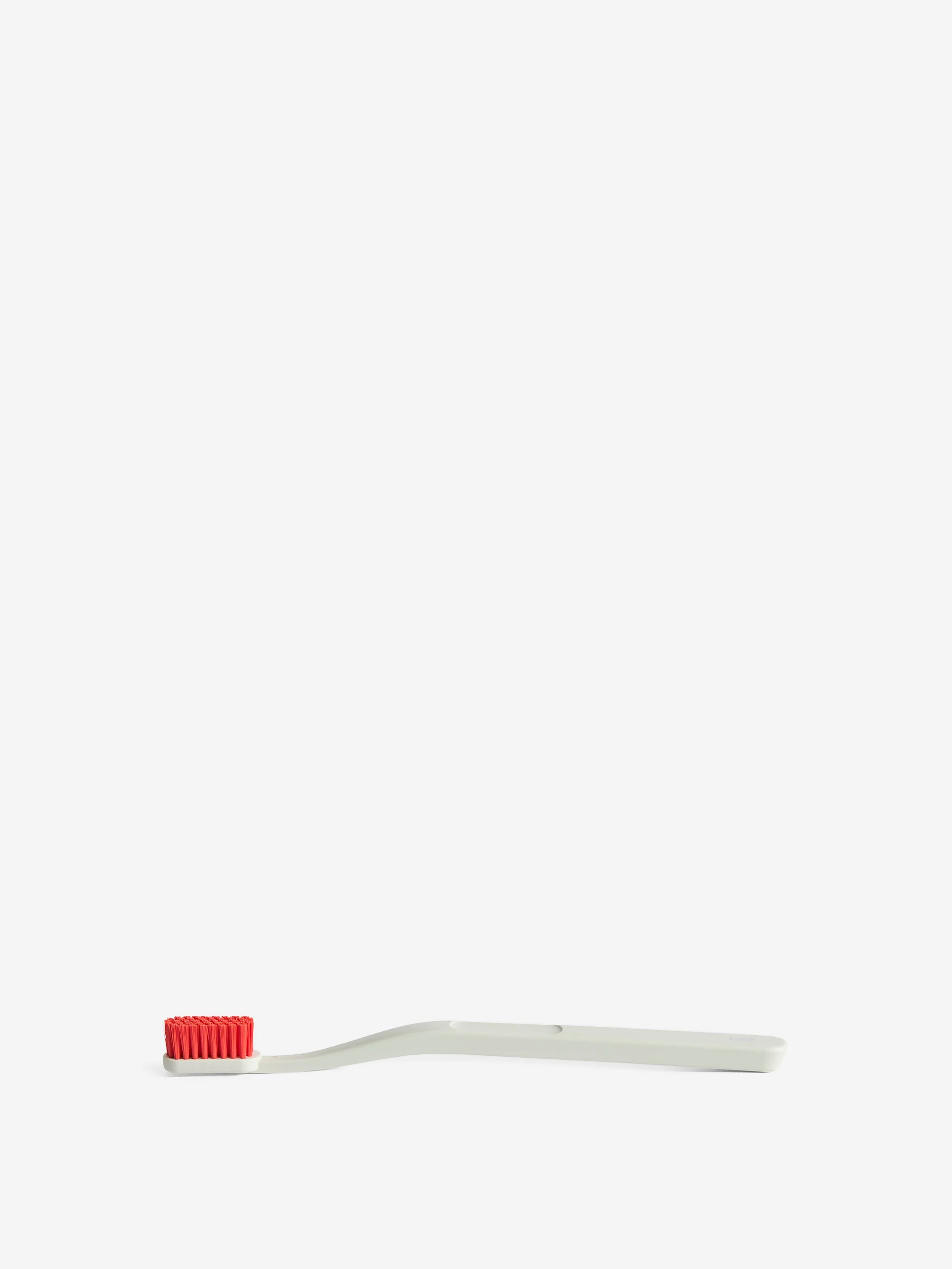 HAY Tann Toothbrush - Off-white and Red