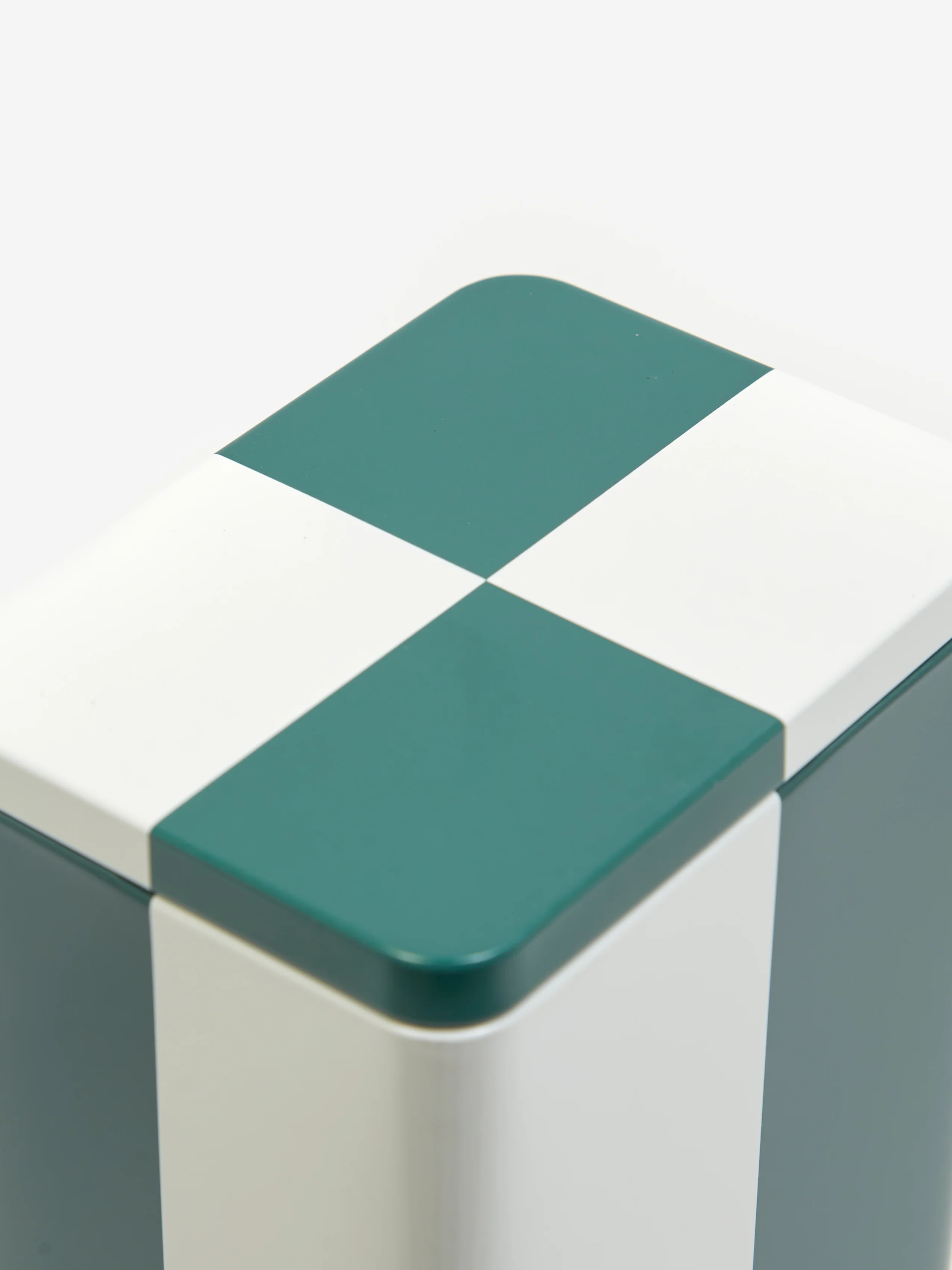HAY Tin Container Slim - Green And Off-White - Image 2