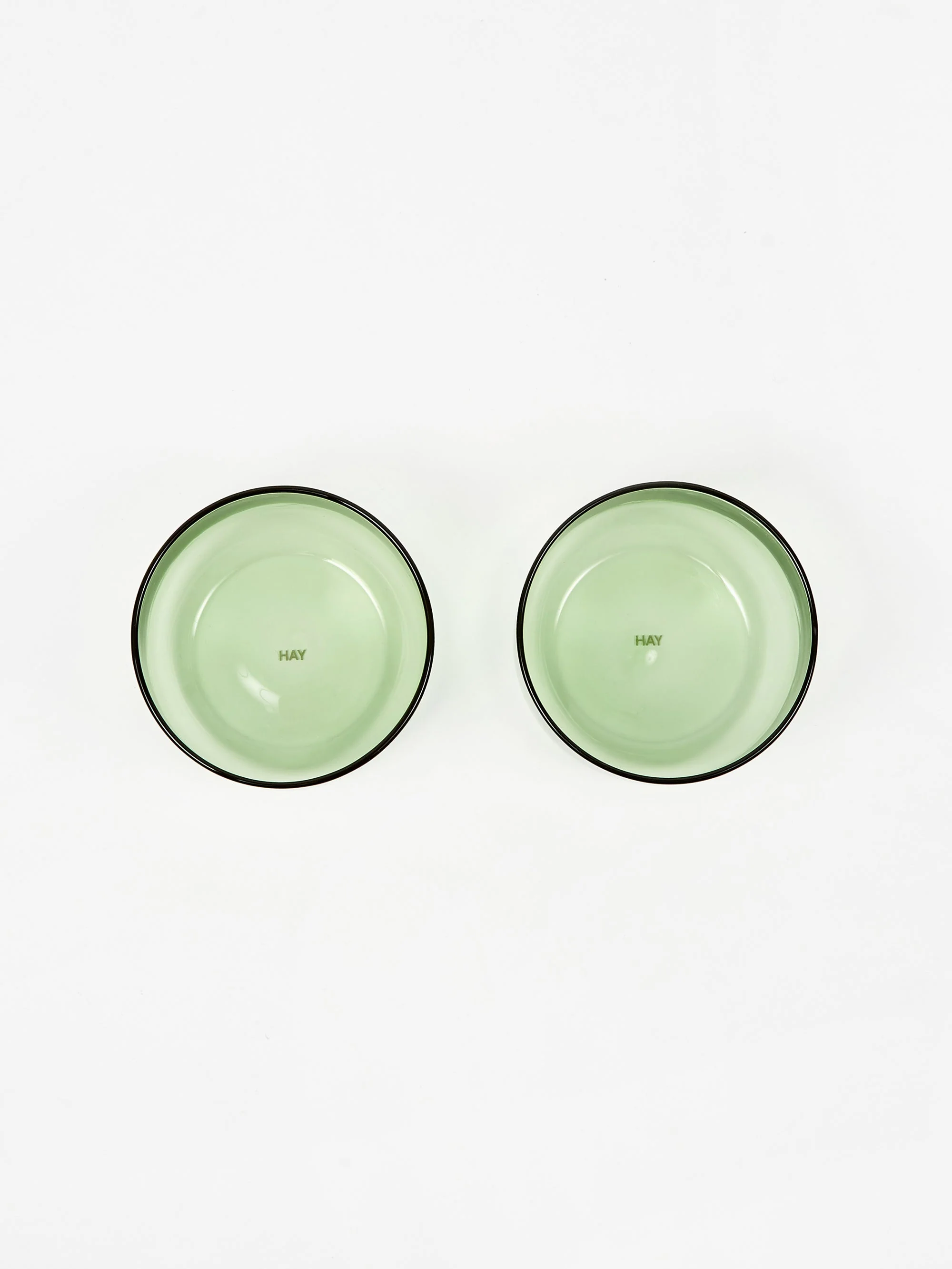 HAY Tint Glass Set of Two - Green - Image 3