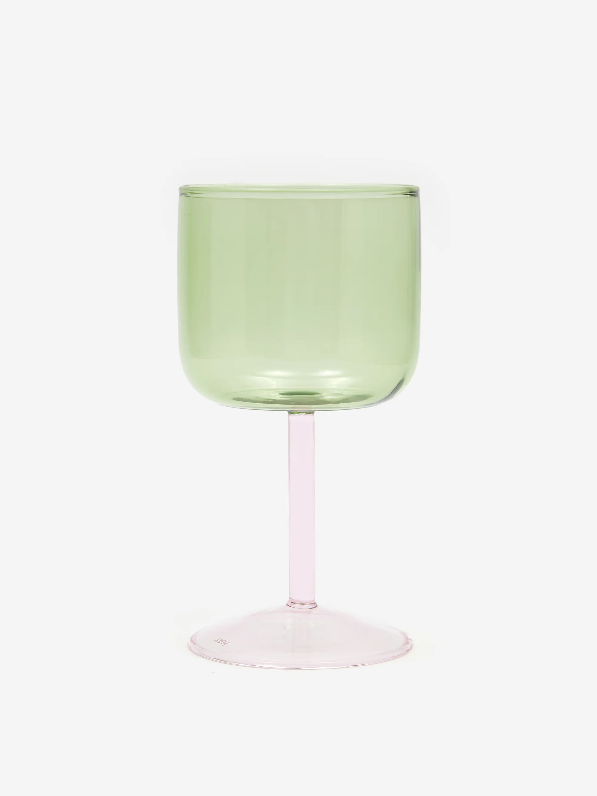 HAY Tint Wine Glass Set of 2 - Green and Pink - Image 3